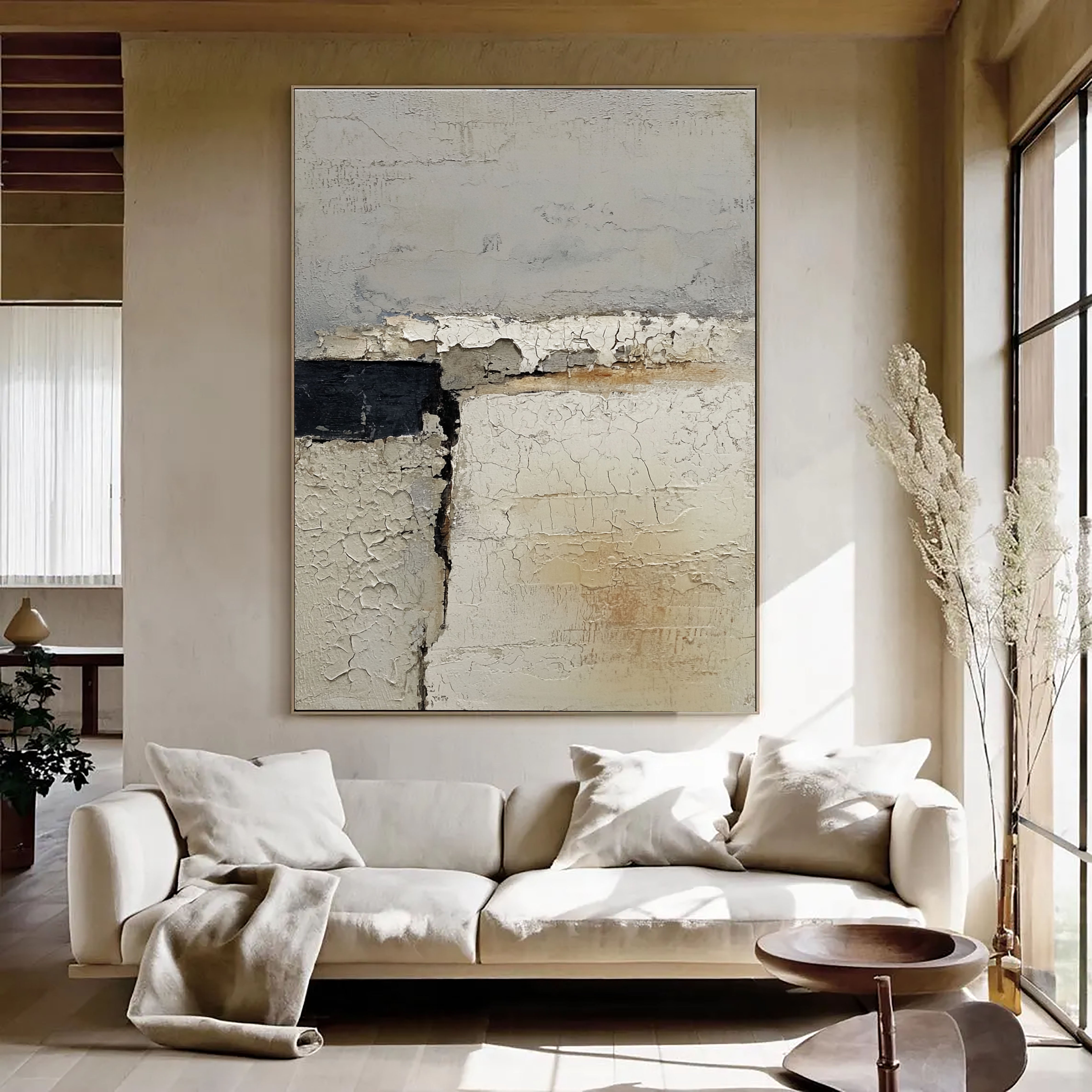 Textured Cracked Serenity | Ochre Divide