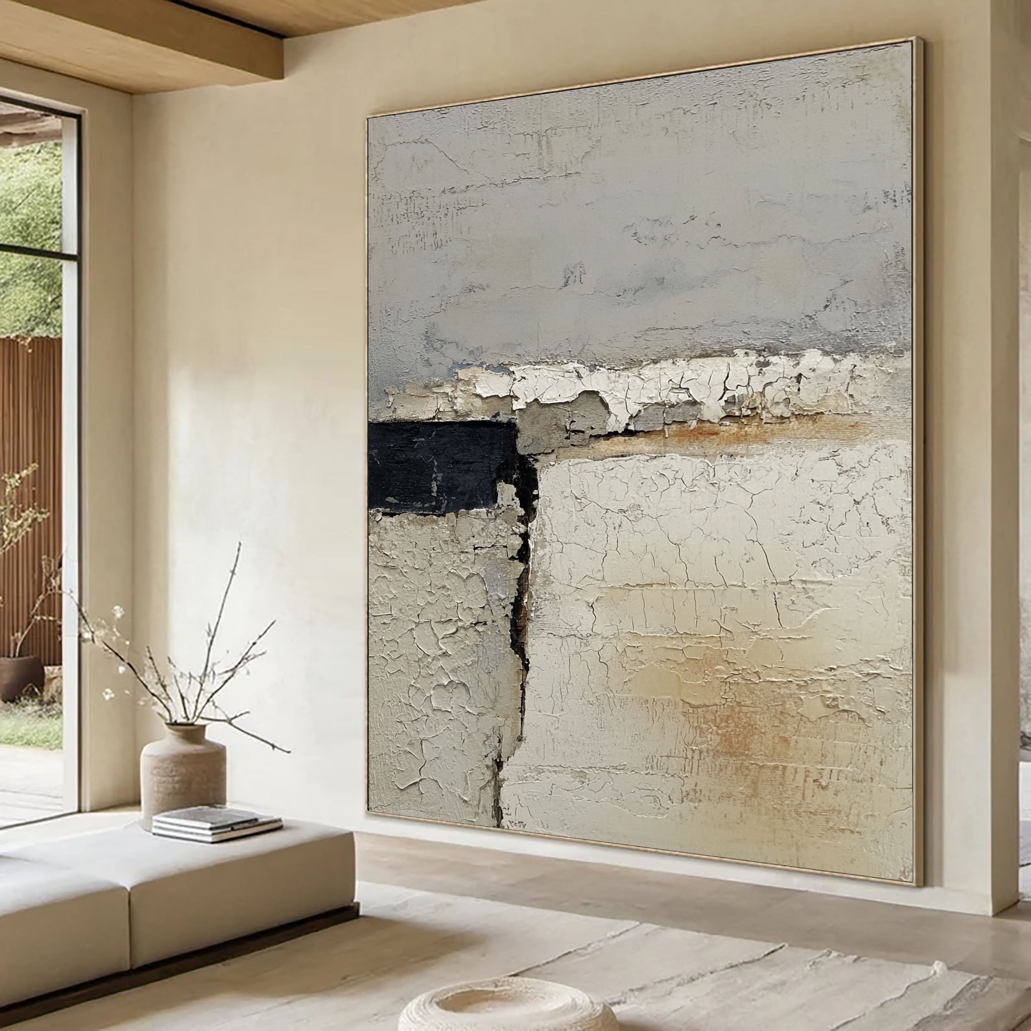 Textured Cracked Serenity | Ochre Divide