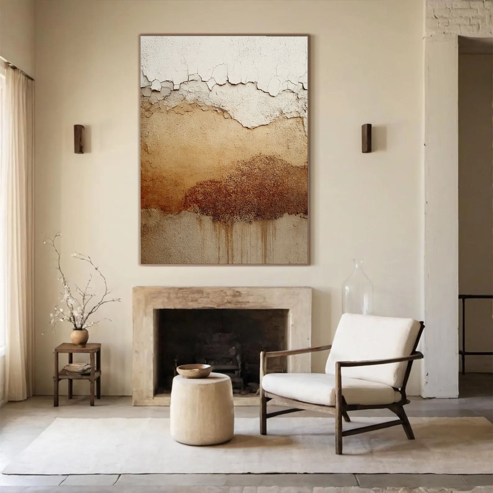 Textured Sandy Crackle | Earthy Patina