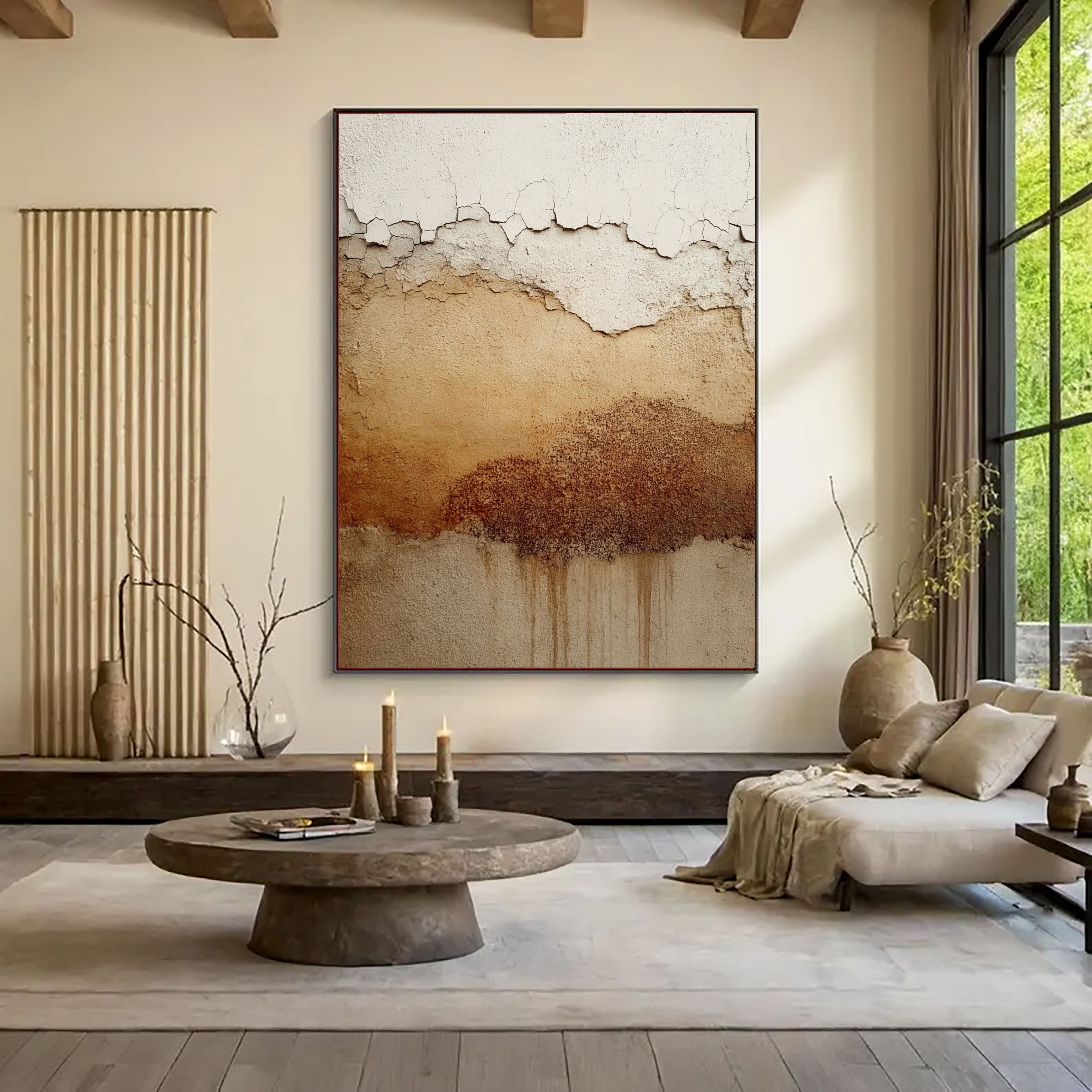 Textured Sandy Crackle | Earthy Patina