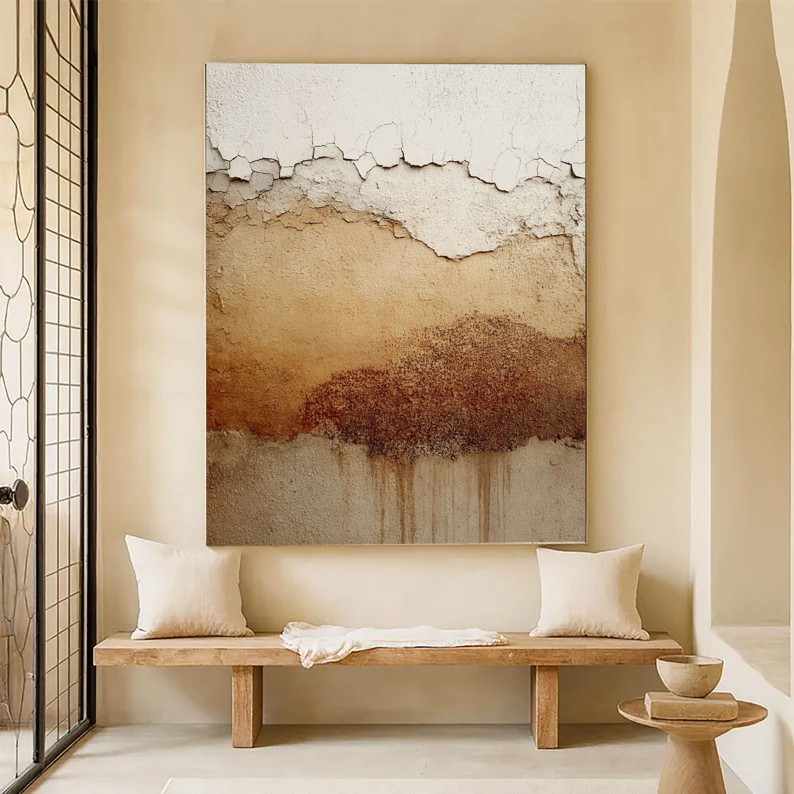 Textured Sandy Crackle | Earthy Patina