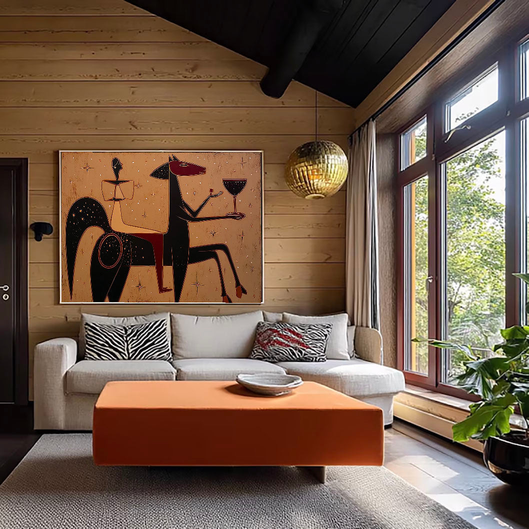 Textured Celestial Equine | Starry Toast