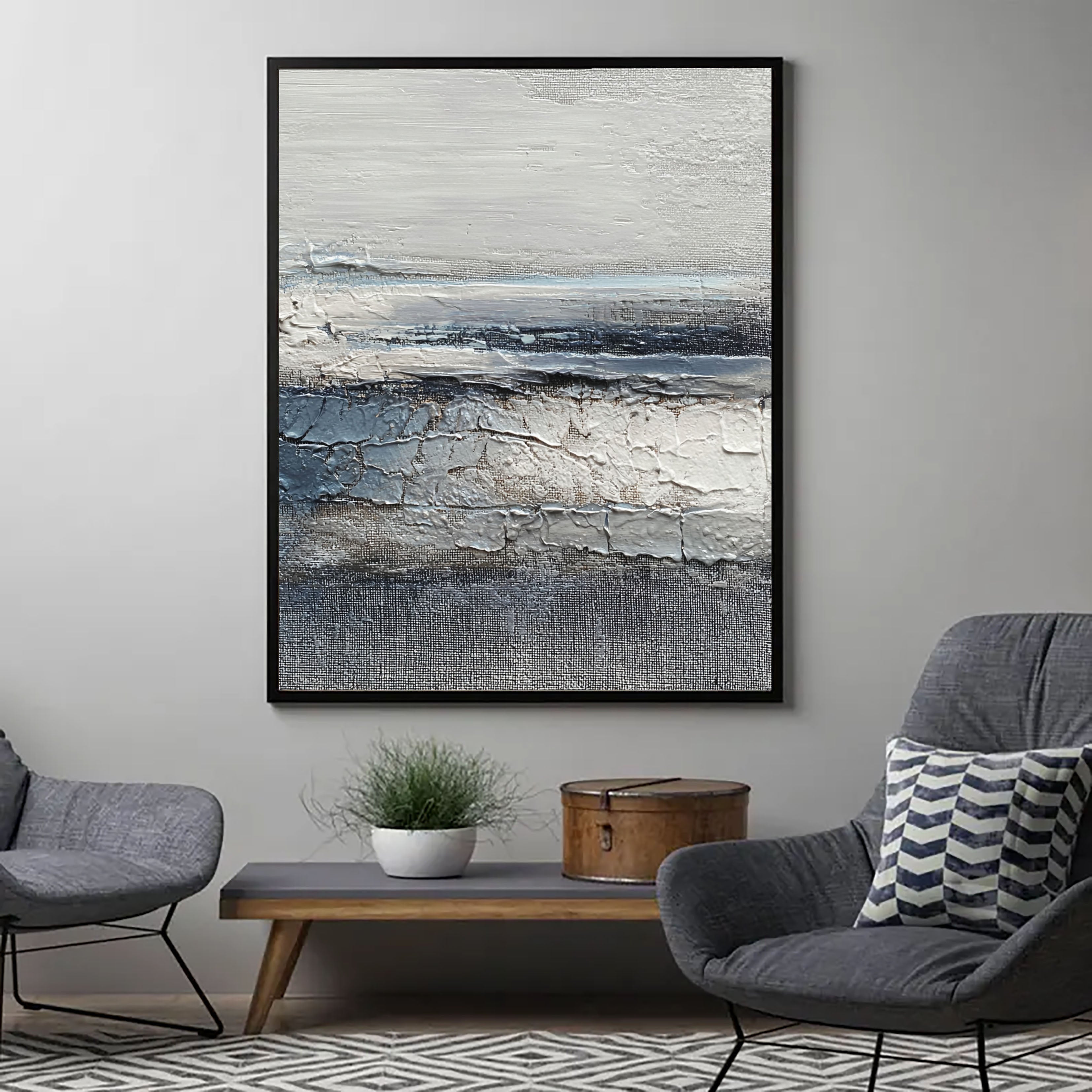 Textured Coastal Layers | Cool Horizon