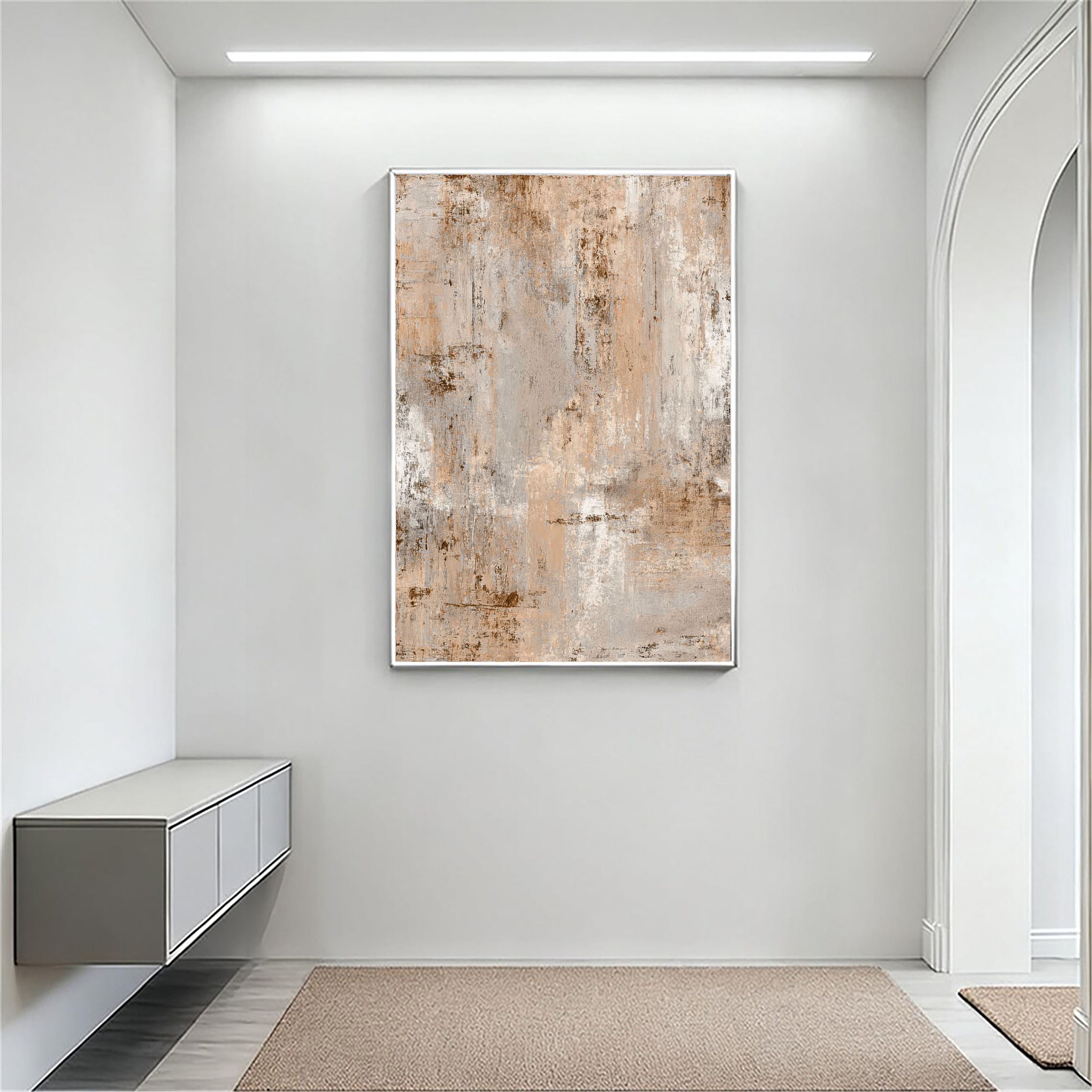 Textured Weathered Warmth | Rustic Beige