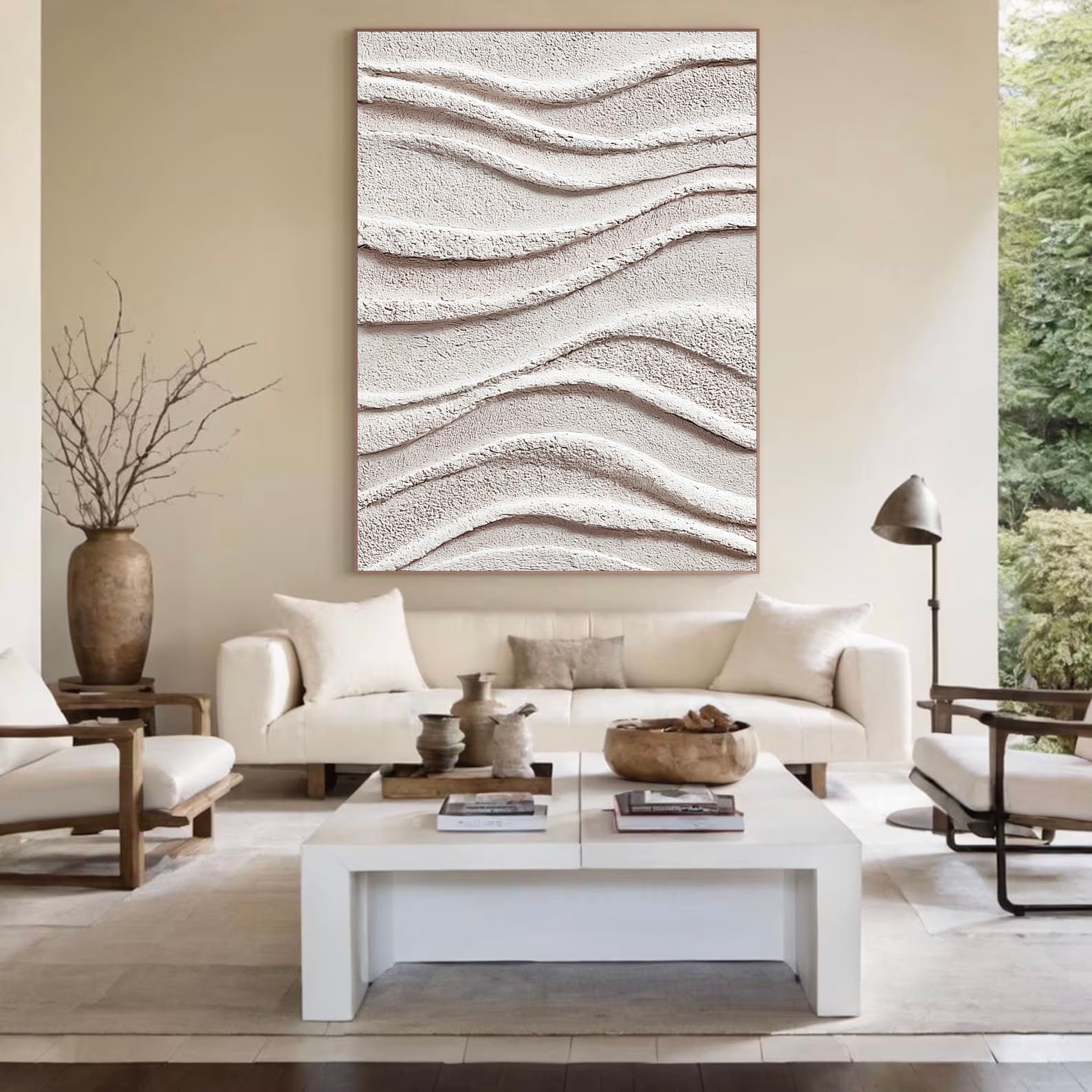 Textured Granular Opulence | Alabaster Swells