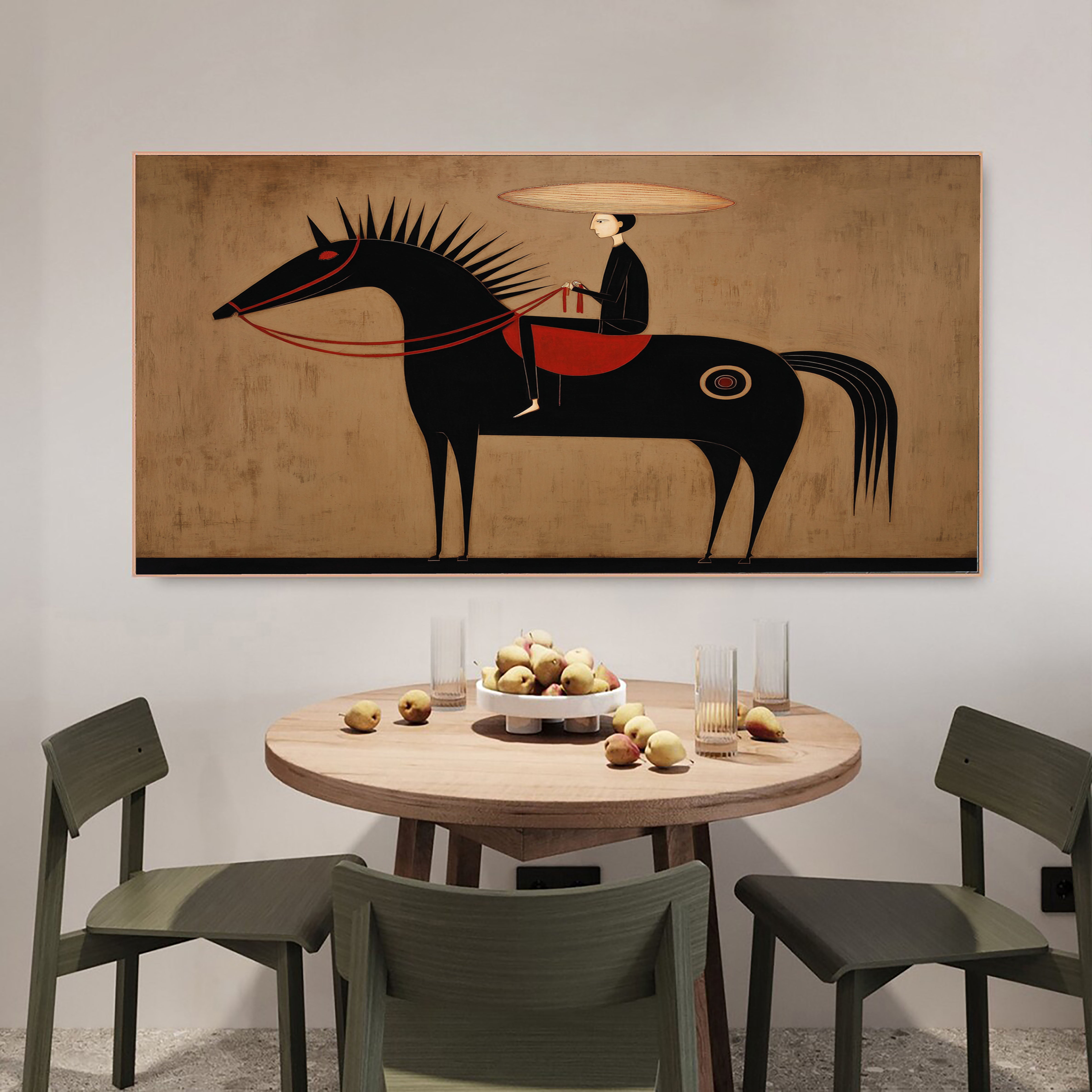 Textured Spiked Equine | Straw Hat