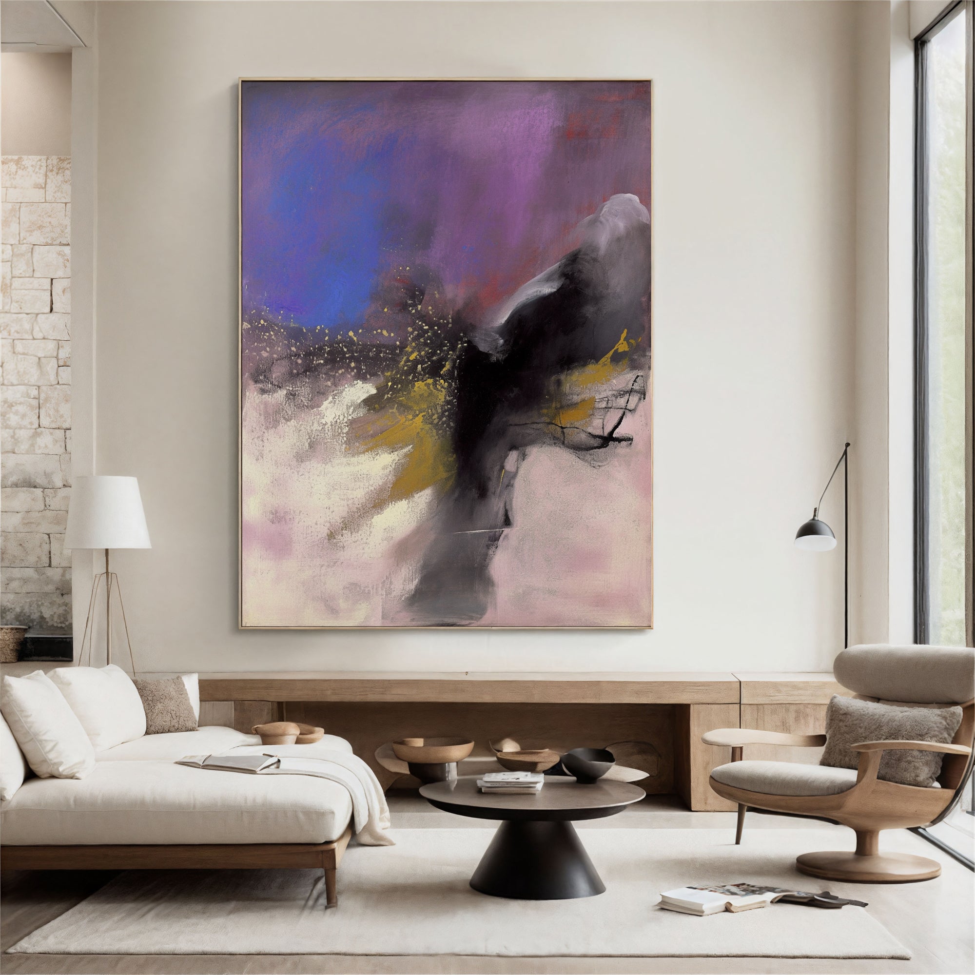 Textured Violet Opulence | Purple Pink