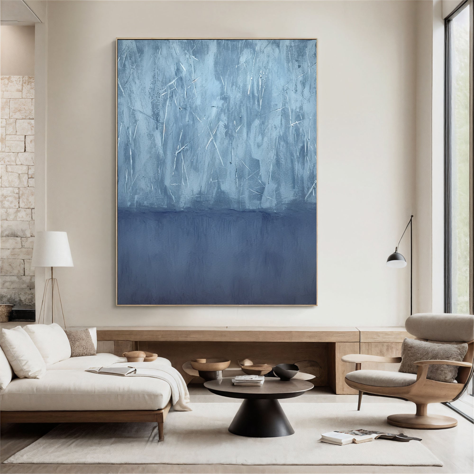 Textured Blue Calmness | Sky Hues