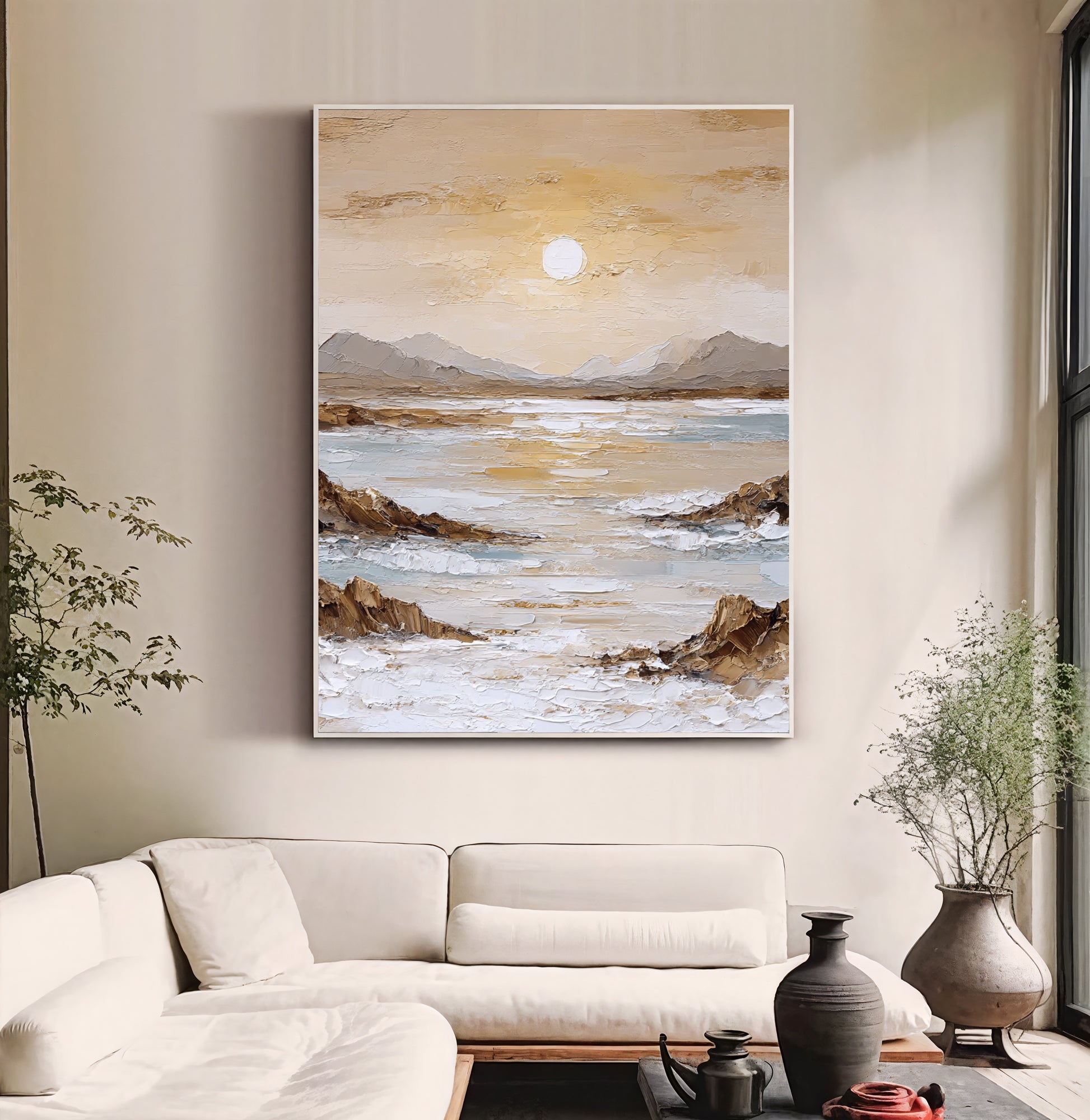 Textured Seaside Opulence | Sunlit Shores