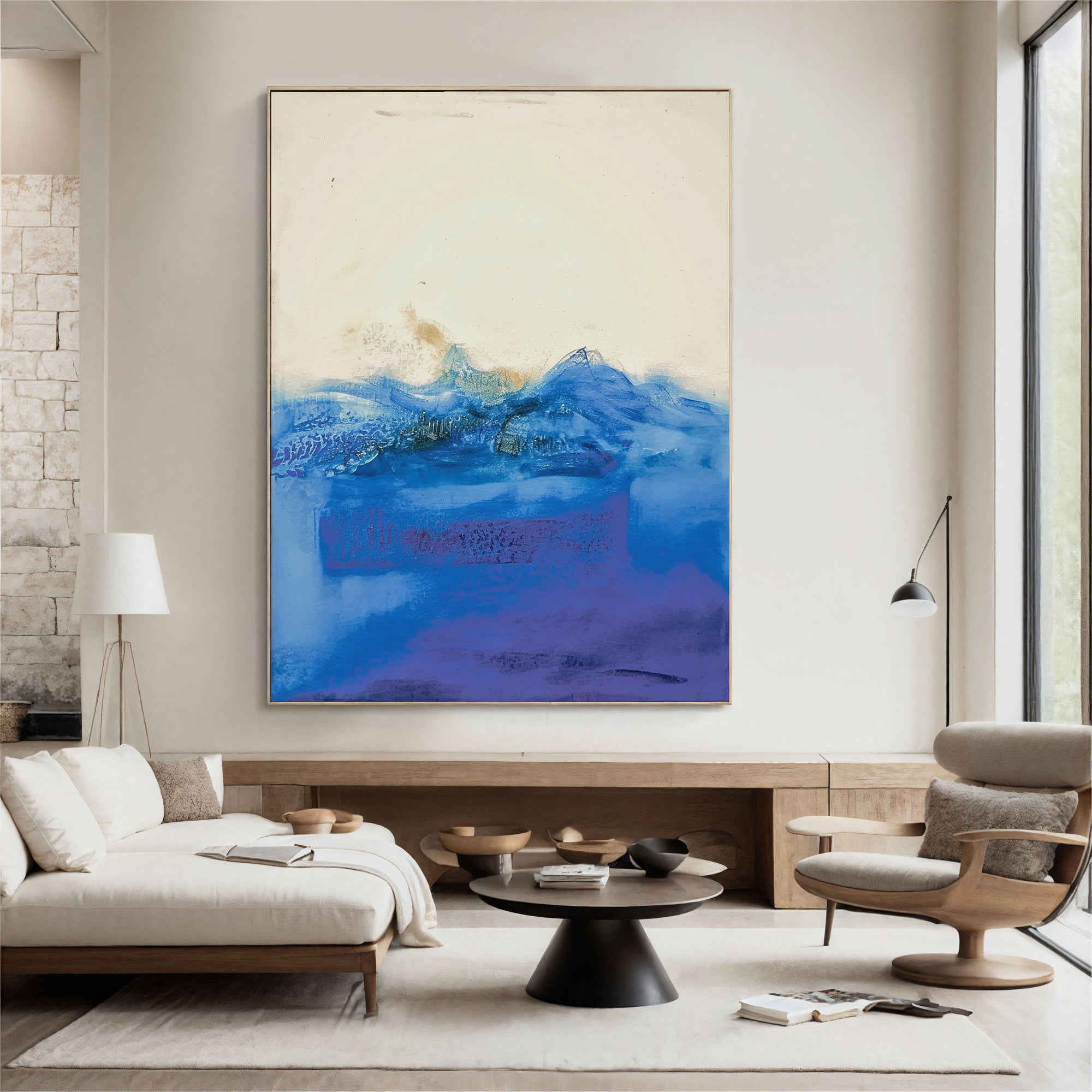 Textured Blue Serenity | Sea Tones