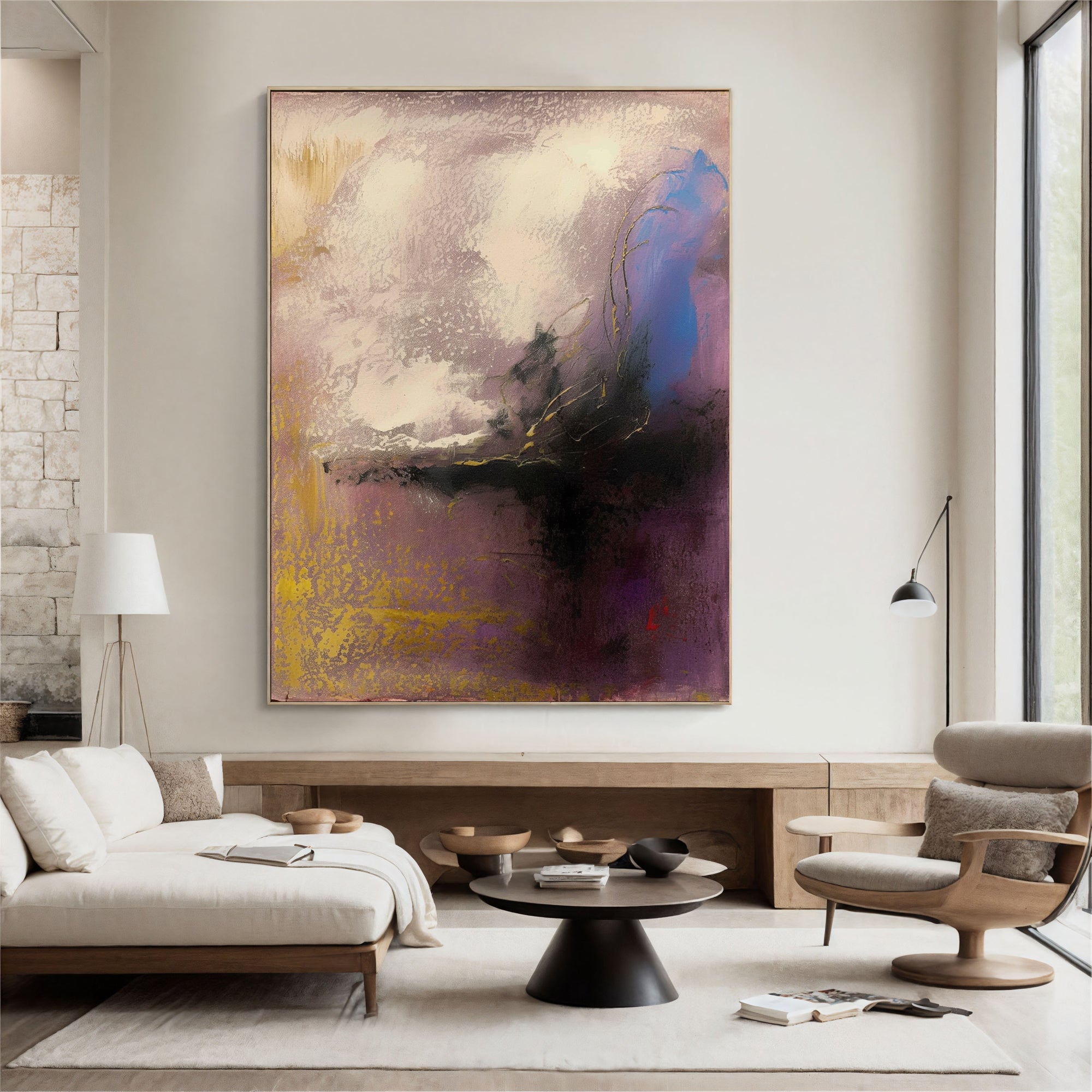 Textured Violaceous Opulence | Purple Aurum