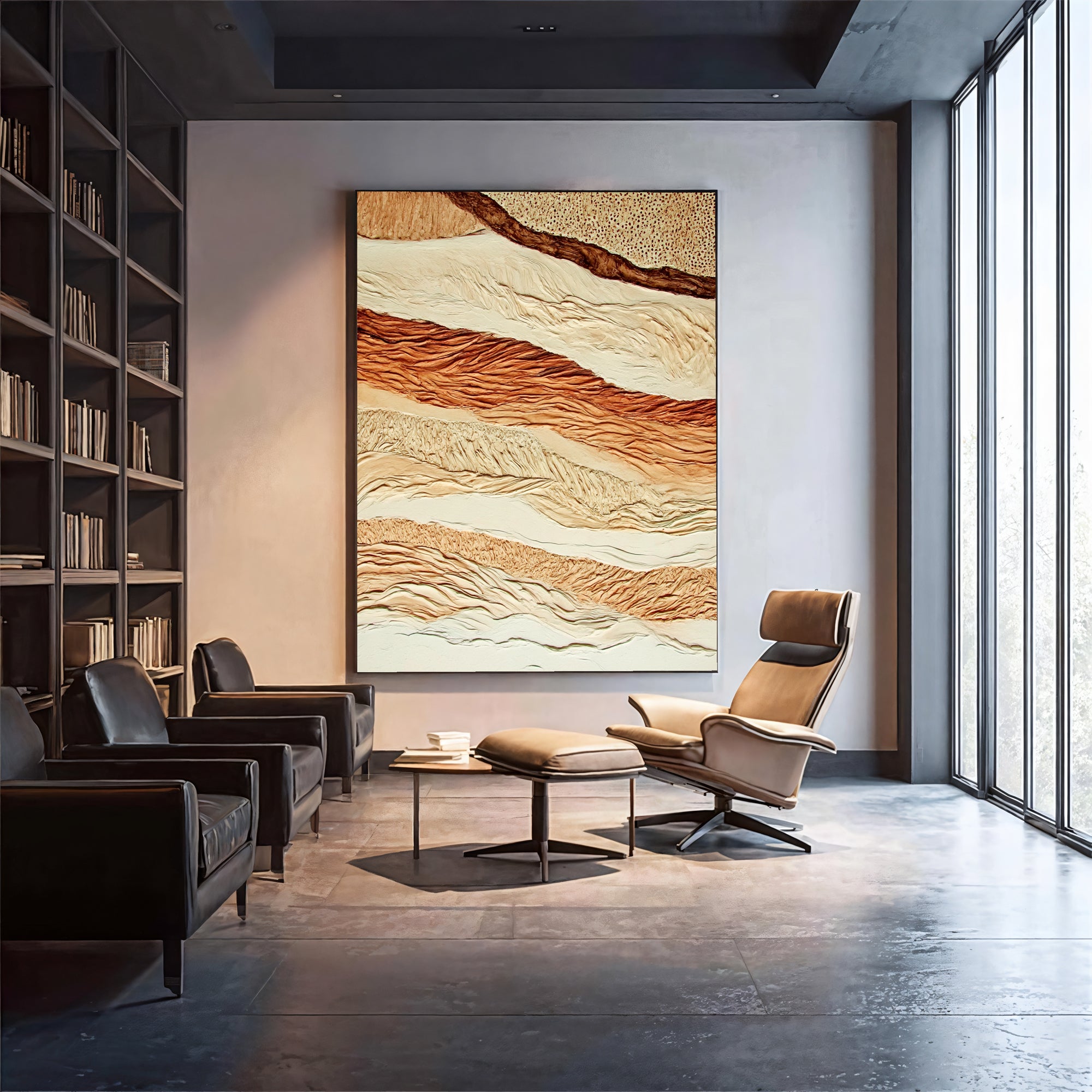 Textured Layered Terrain | Earthy Gradients