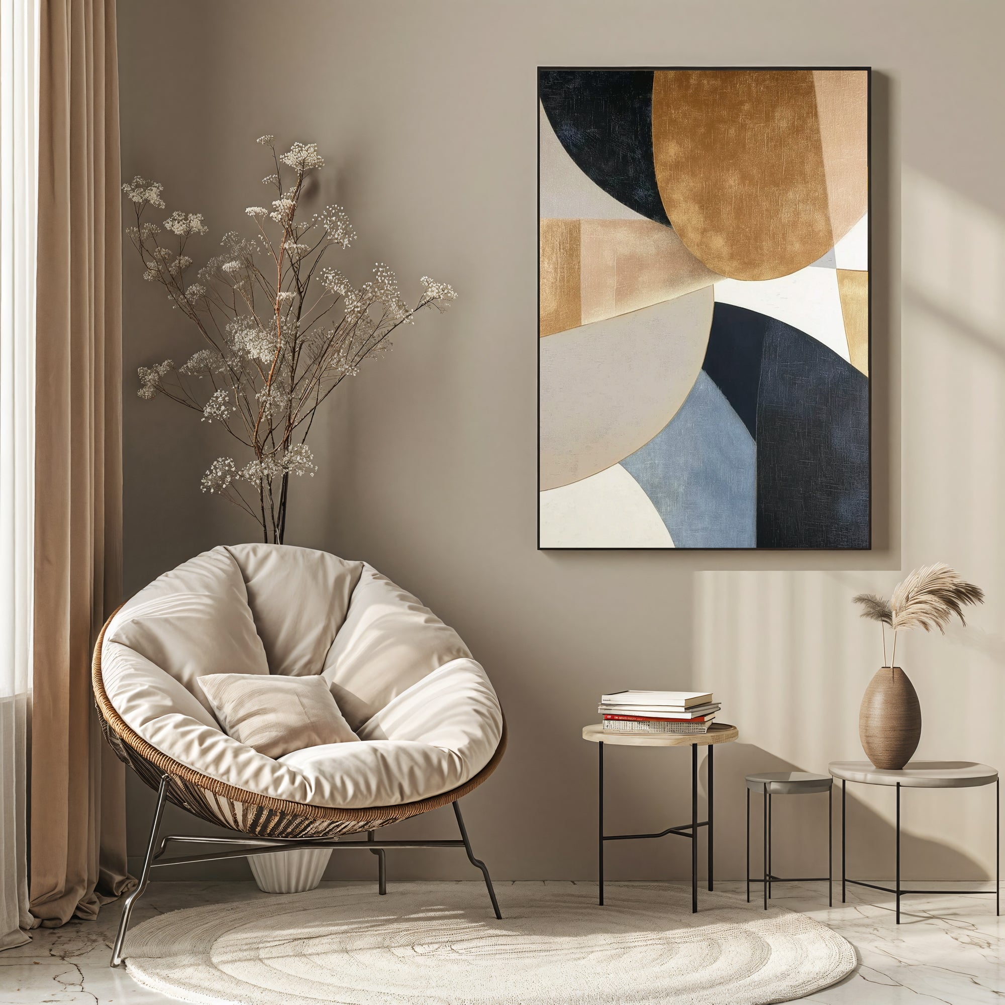 Textured Gilded Geometry | Luxe Tones