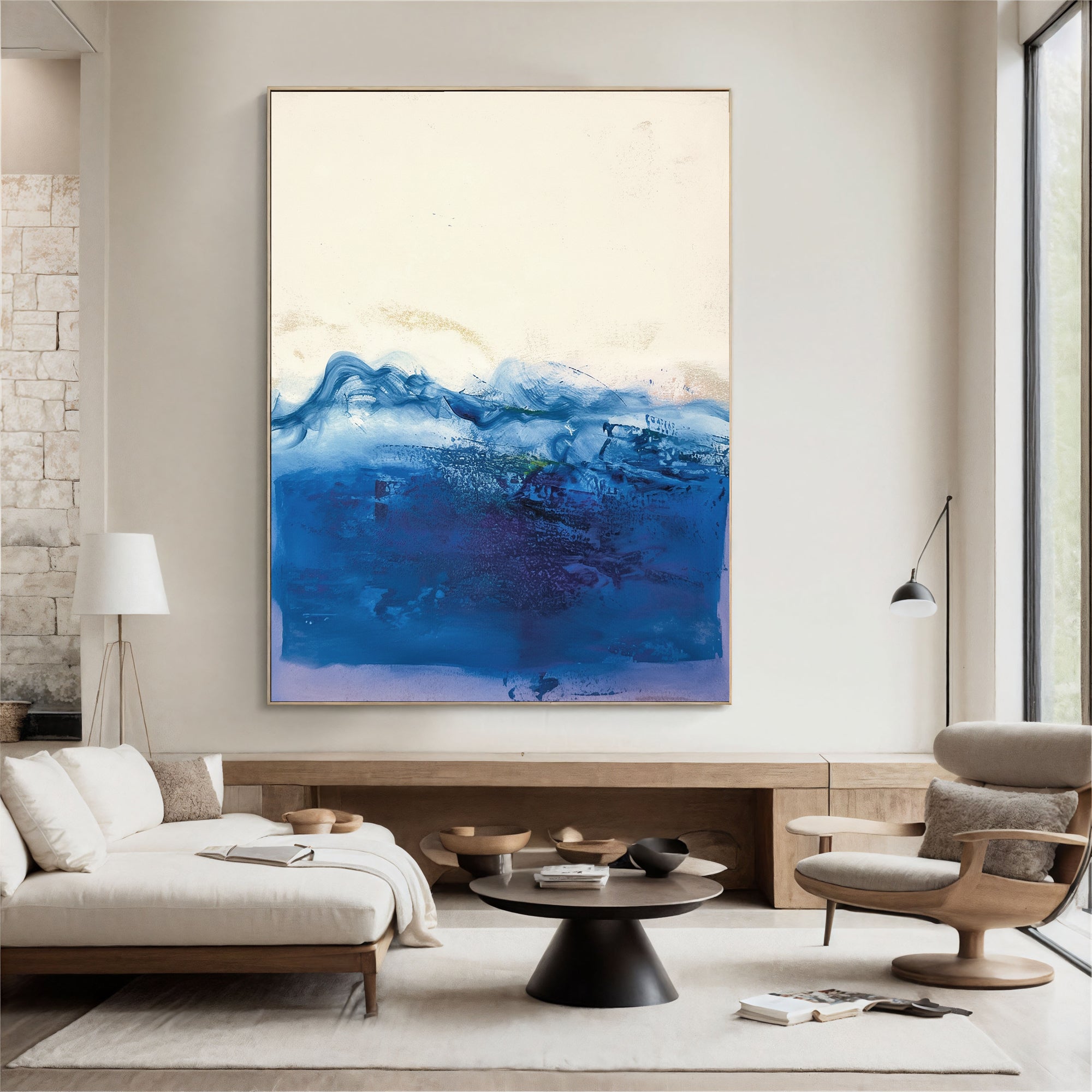 Textured Blue Majesty | Ocean Tones