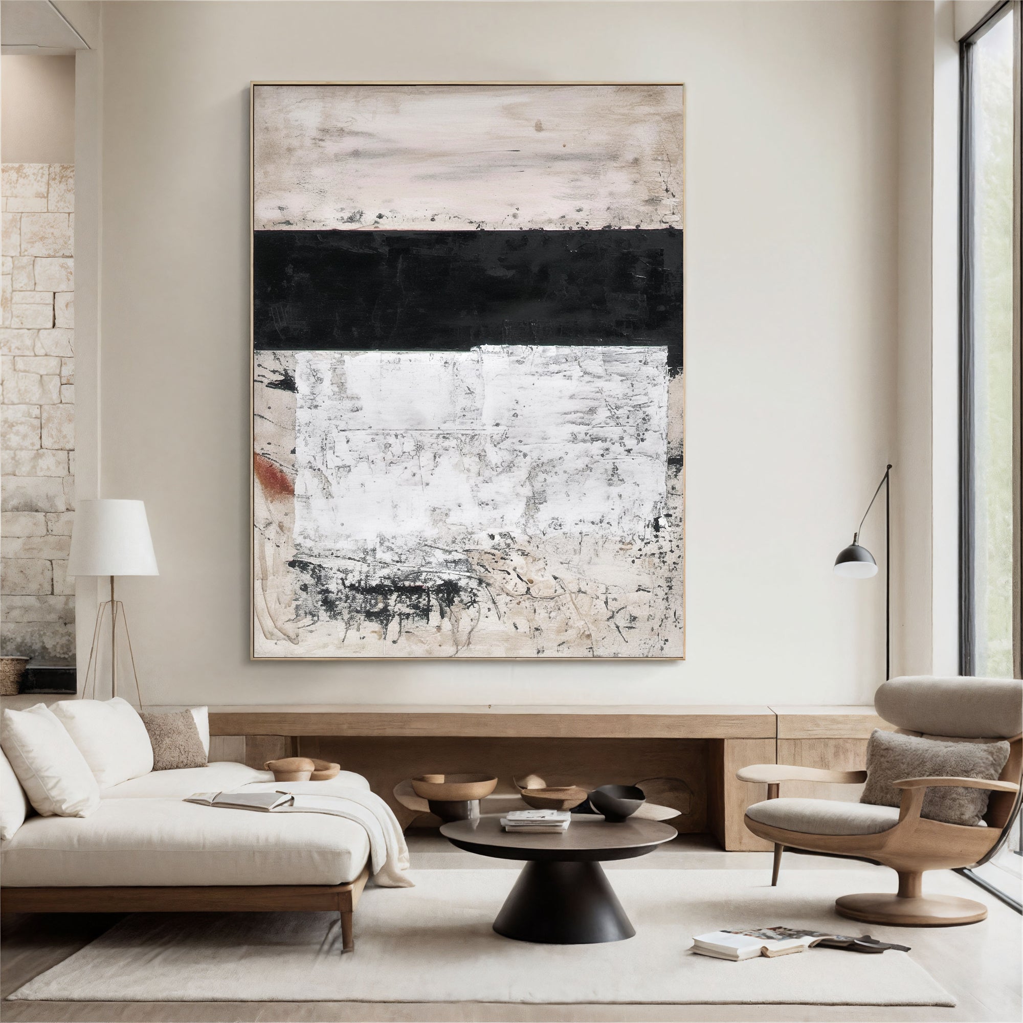 Textured Neutral Artistry | Slate Hues