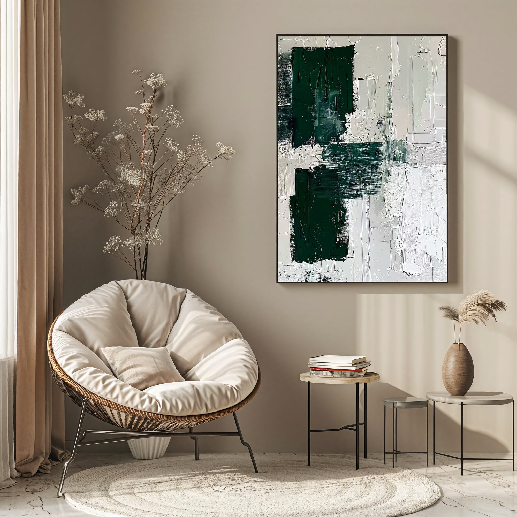 Textured Abstract Vibrance | Green Fusion