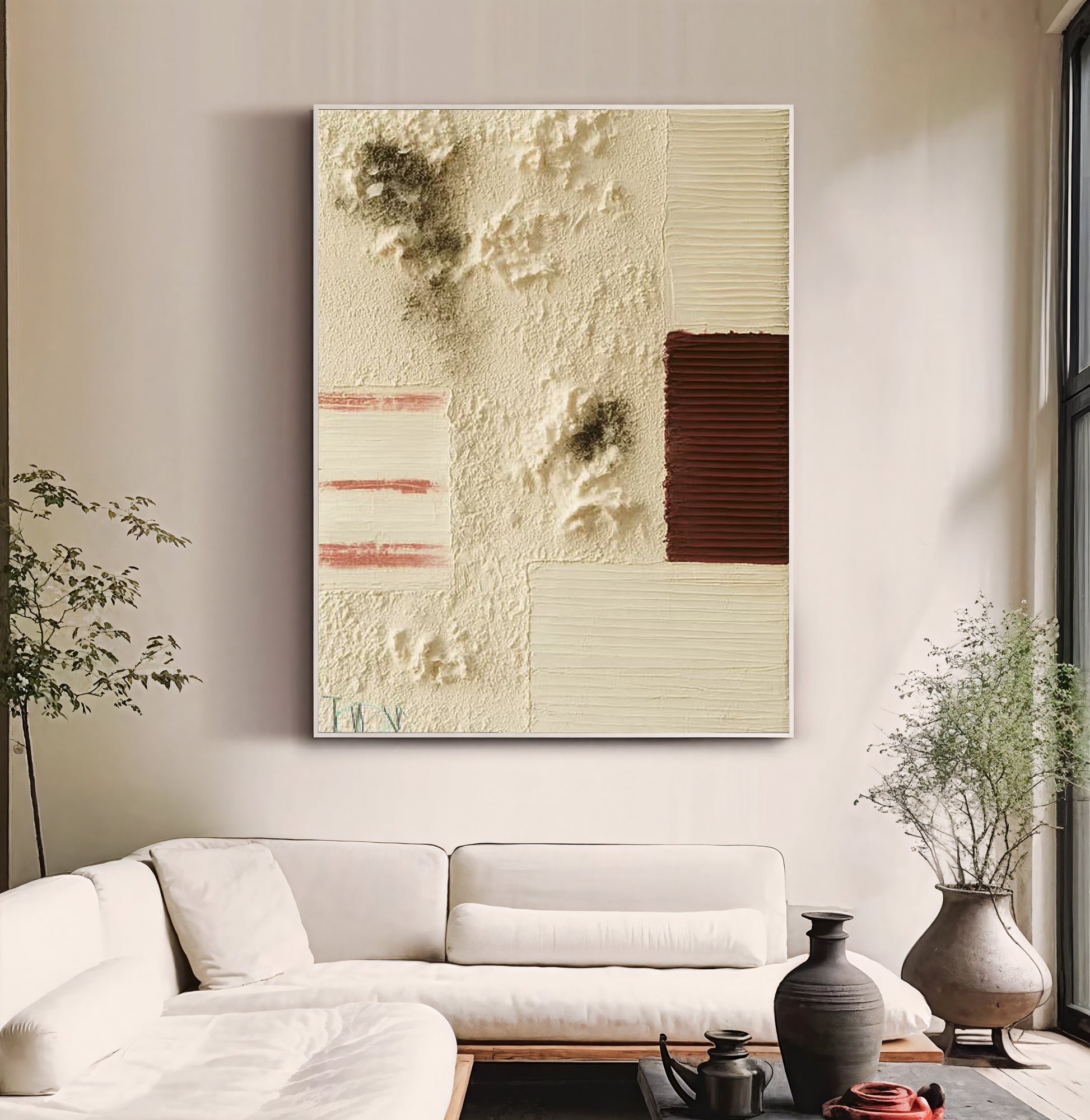 Textured Tactile Serenity | Subtle Hues