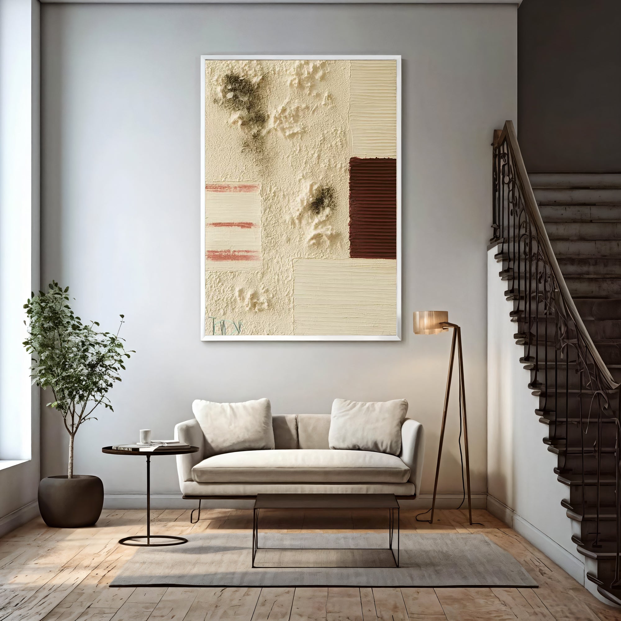 Textured Tactile Serenity | Subtle Hues