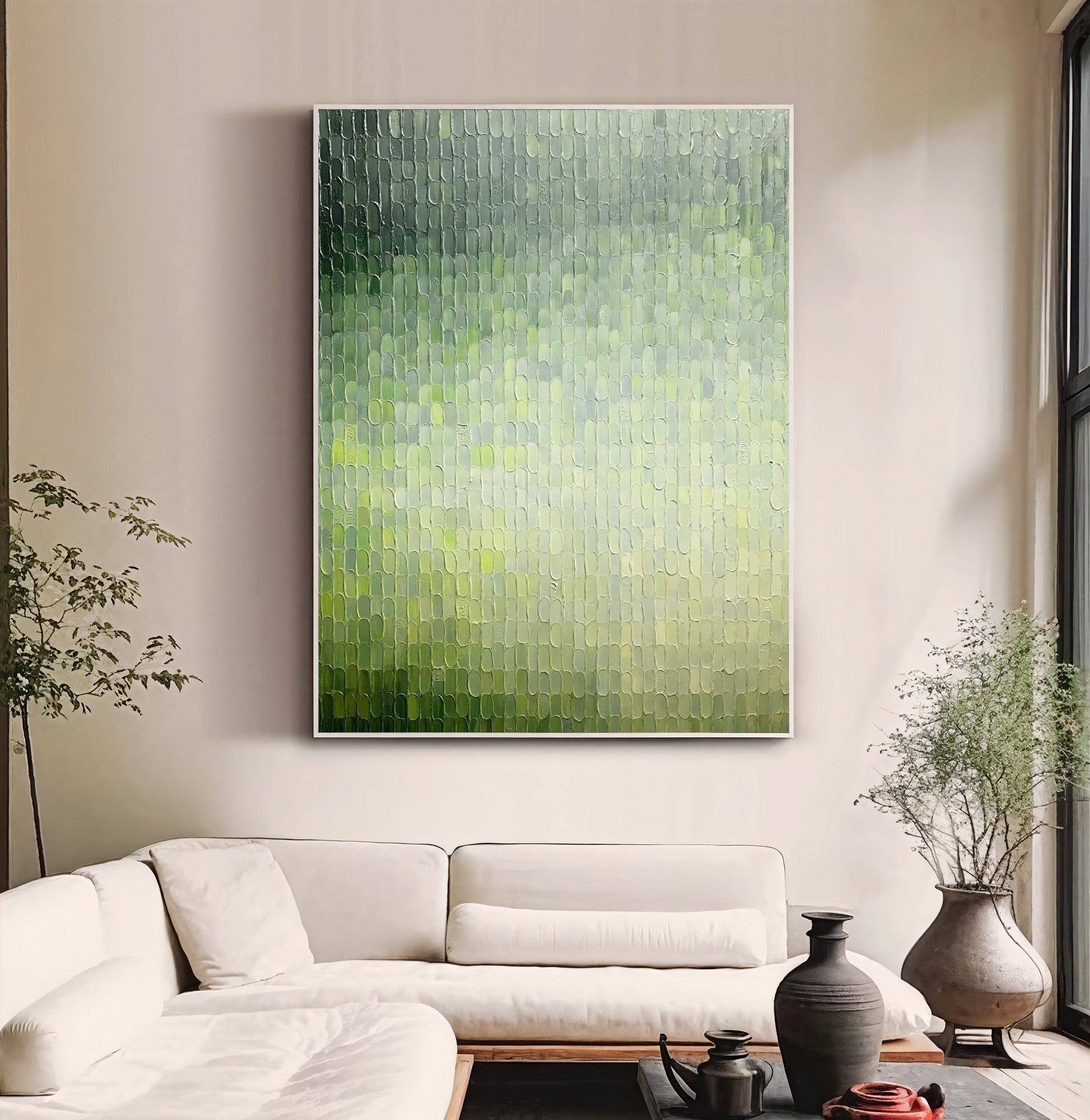 Textured Verdant Opulence | Green Gradients