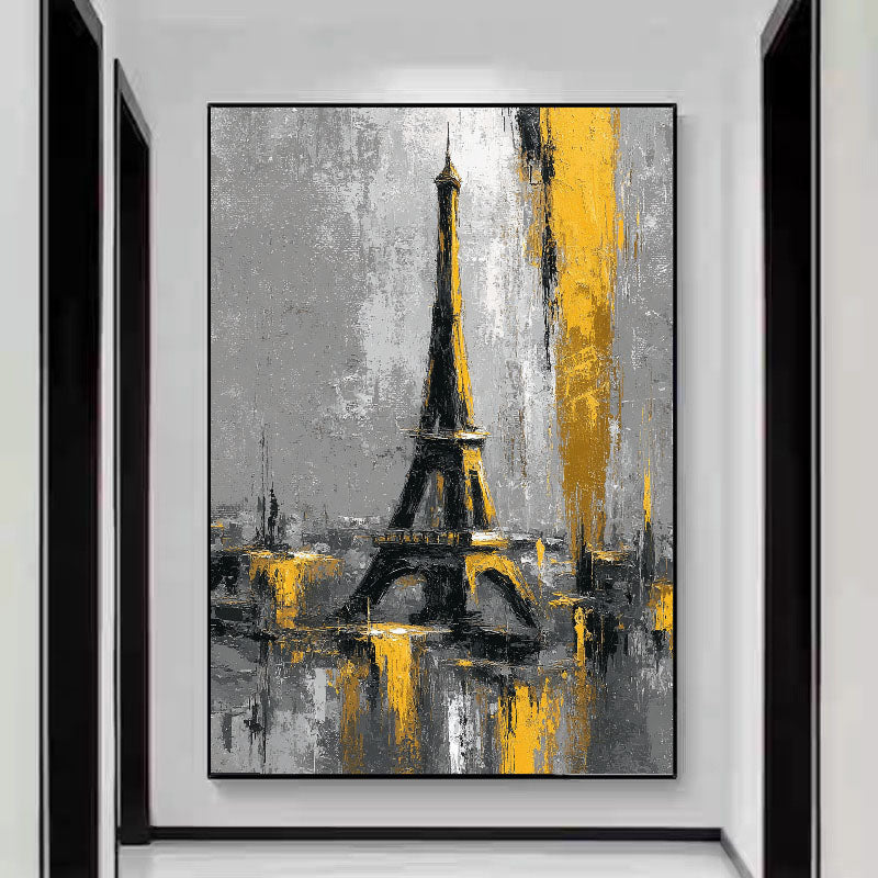 Paris Tower Abstract Art | Glamorous Depth