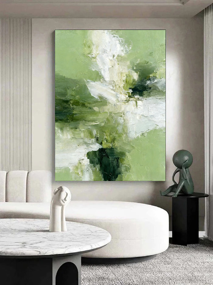 Textured Floral Verdancy | Ivory Bloom