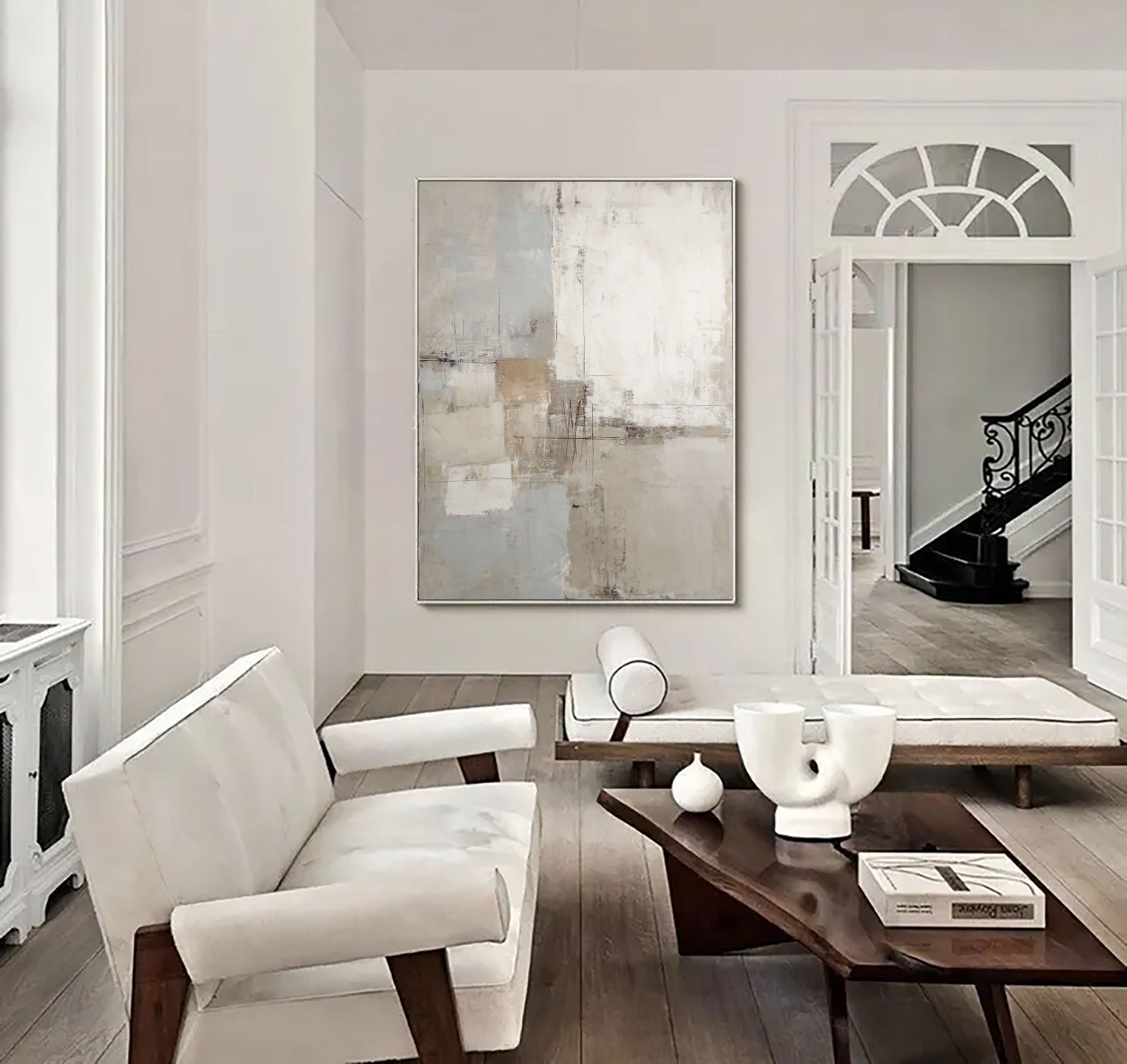 Textured Minimalist Blocks | Neutral Tones