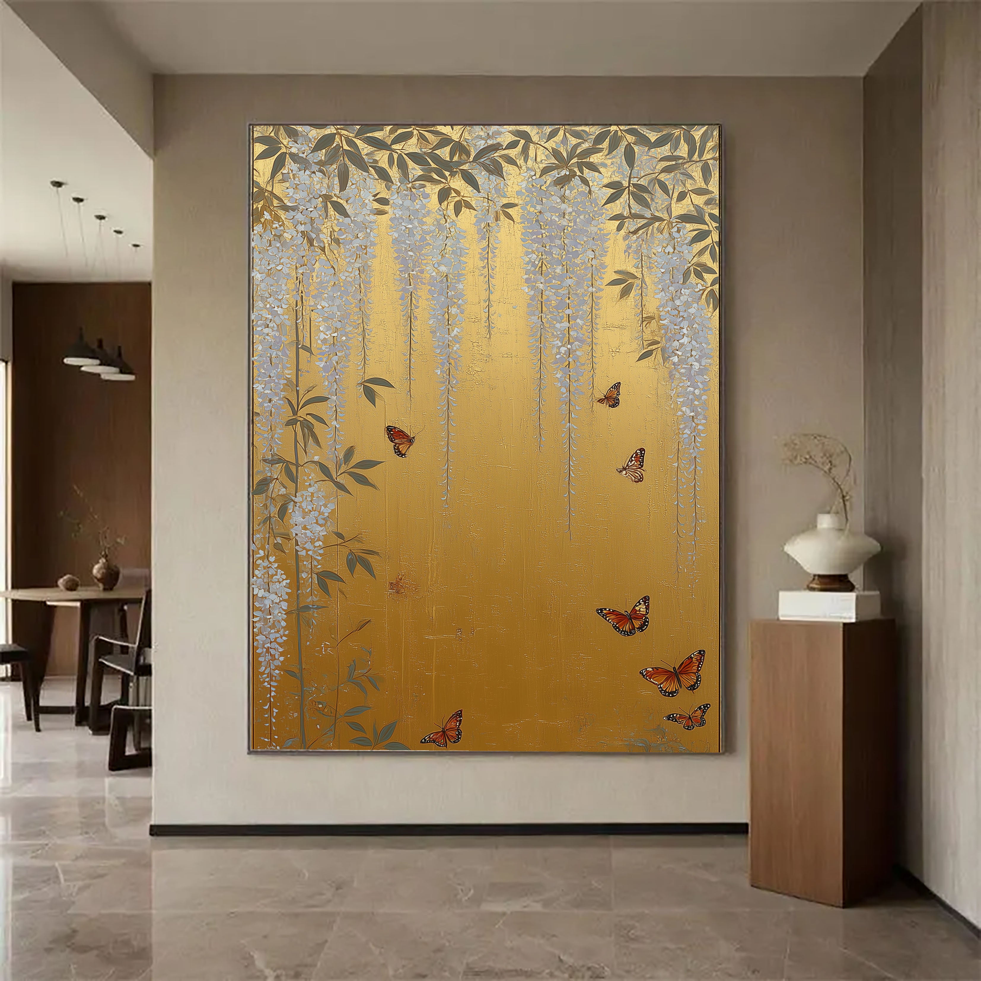 Textured Wisteria Glow | Butterfly Blooms