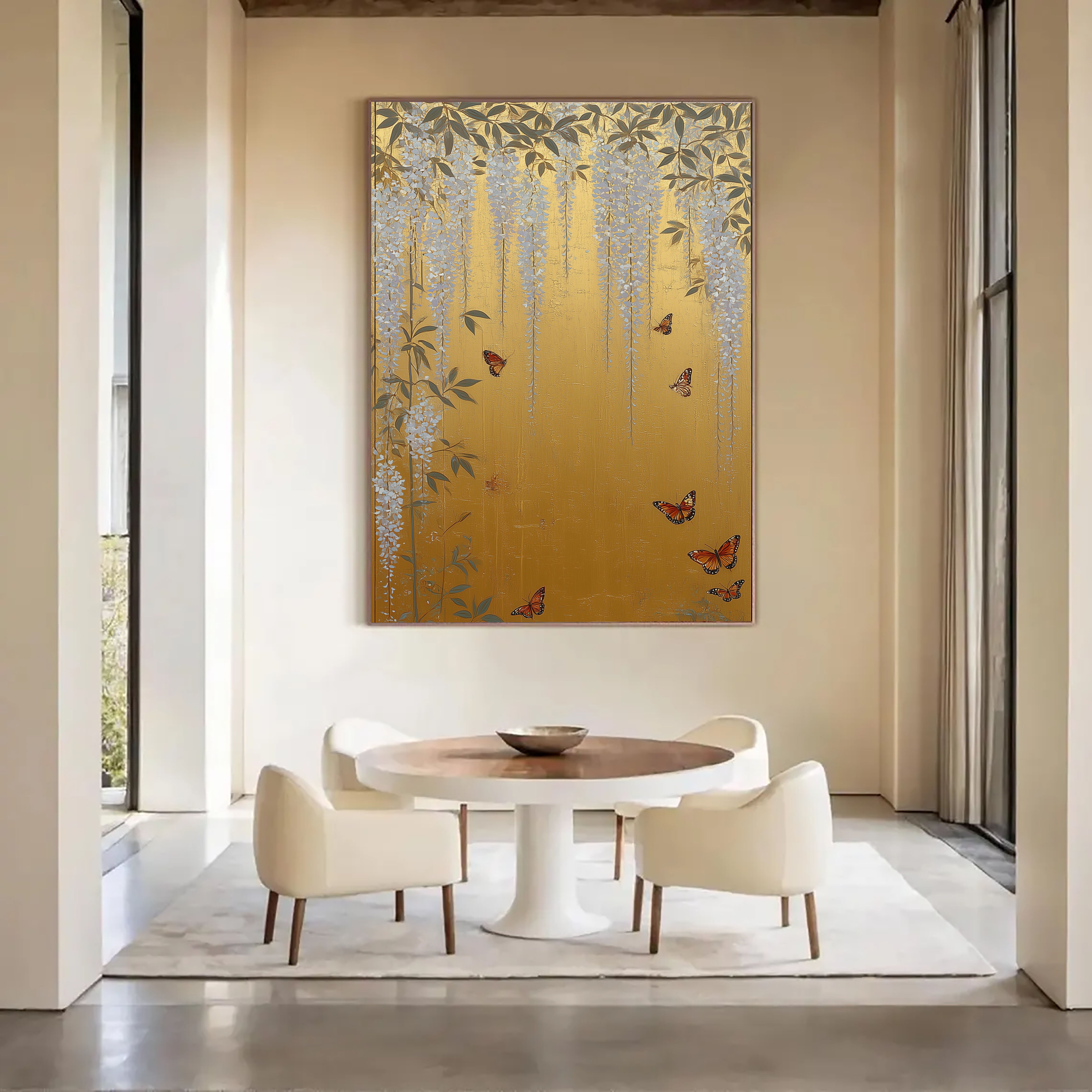 Textured Wisteria Glow | Butterfly Blooms