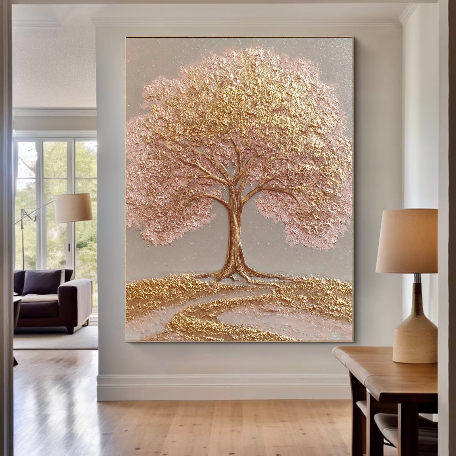 Textured Gilded Canopy | Blush Grove