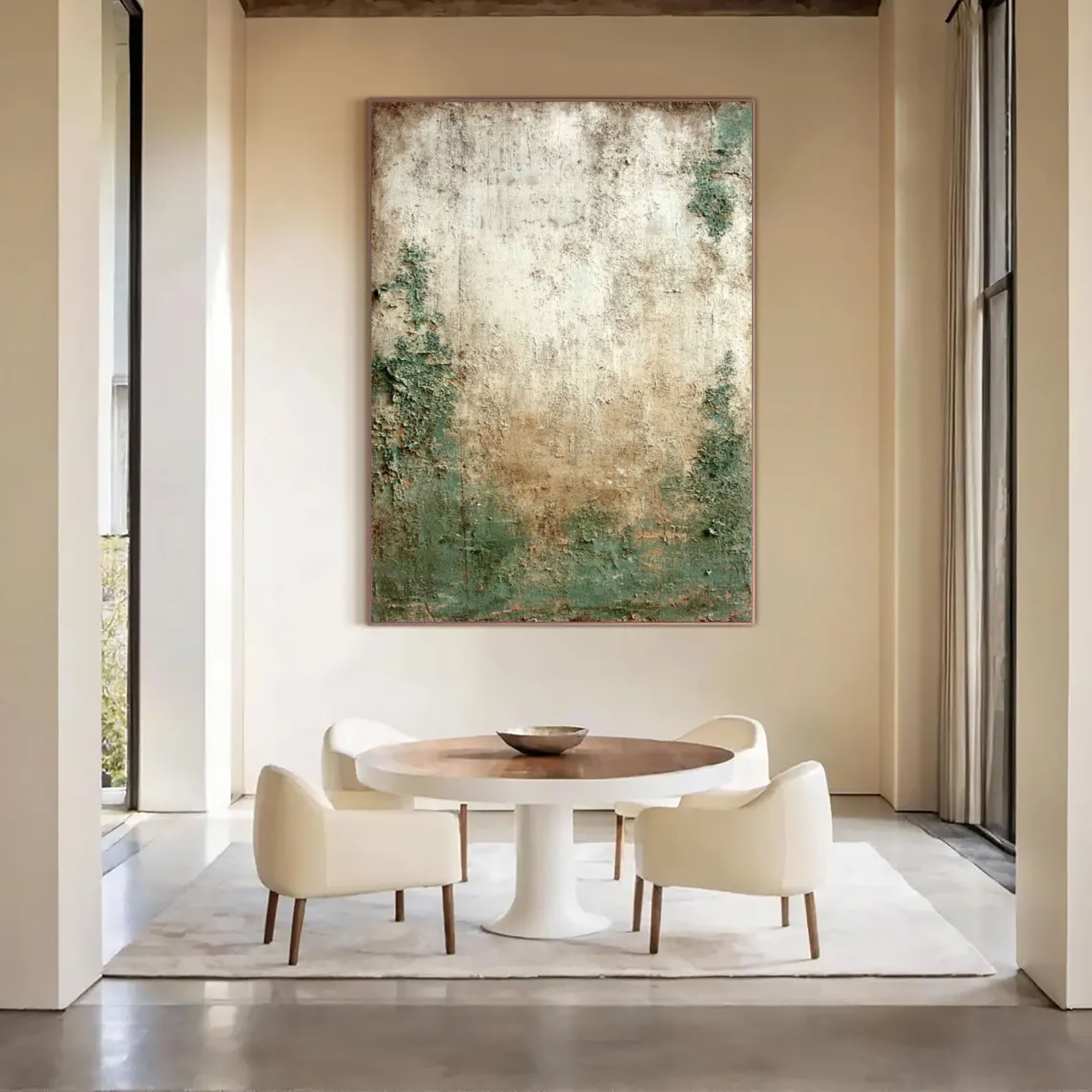 Textured Rustic Patina | Green Decay