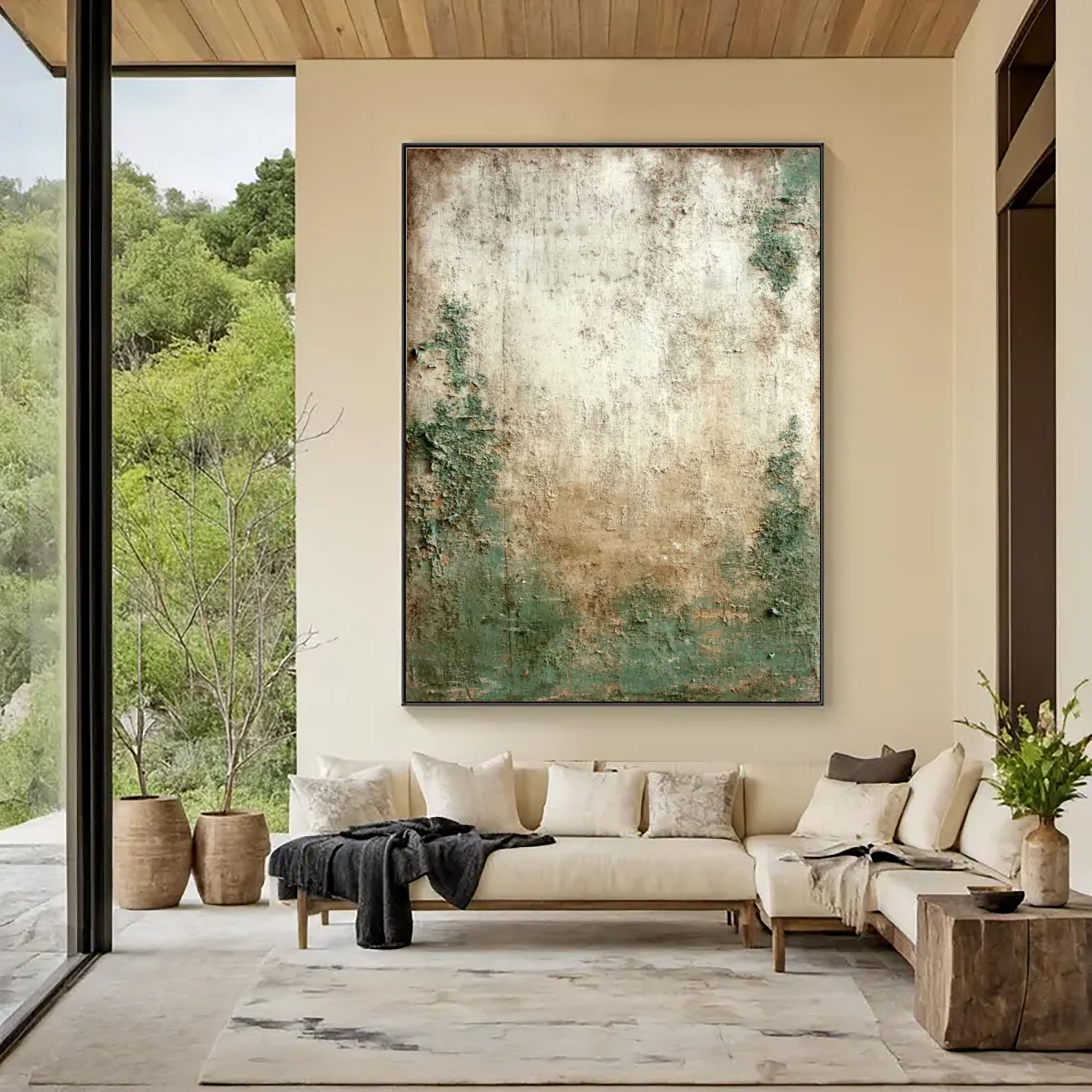 Textured Rustic Patina | Green Decay