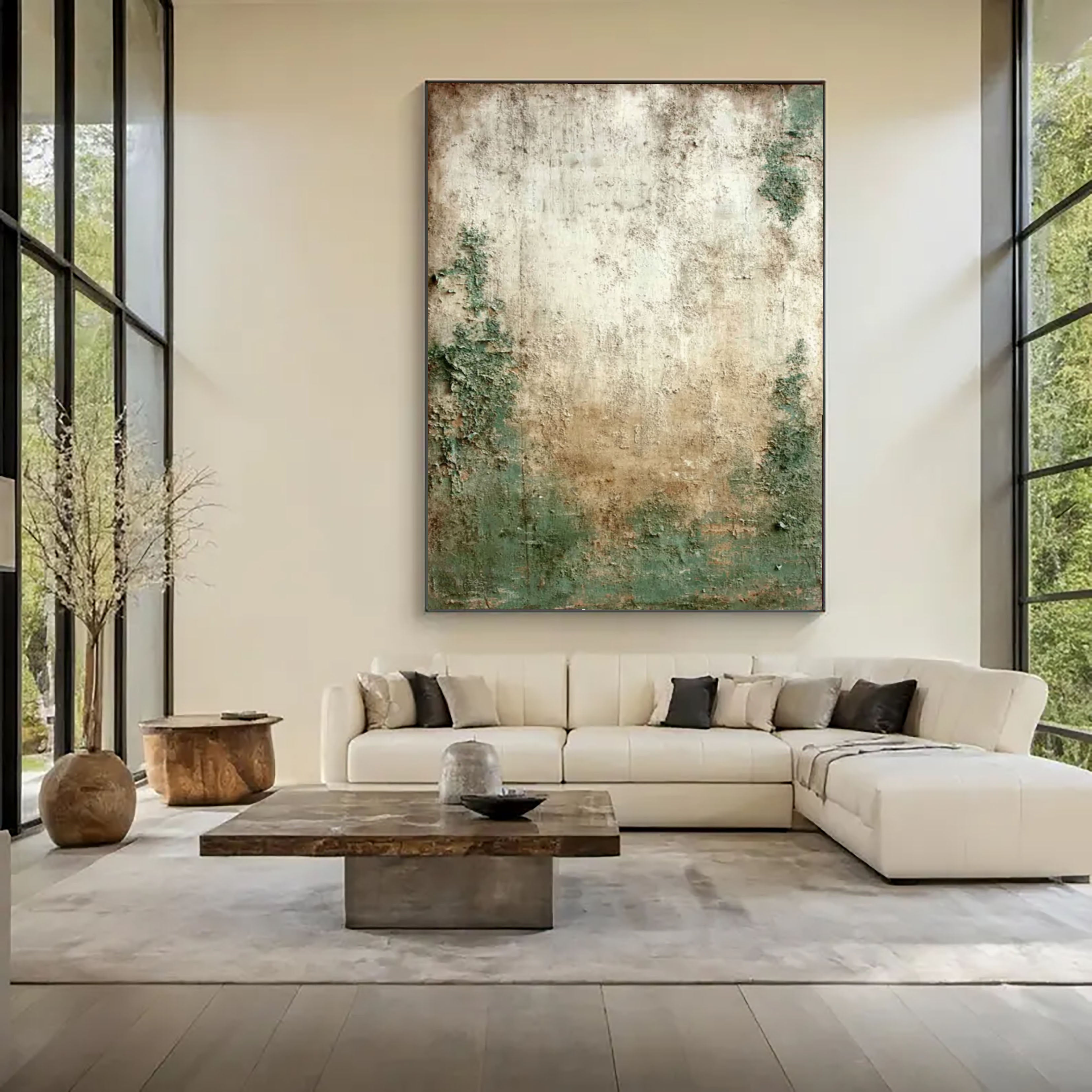 Textured Rustic Patina | Green Decay