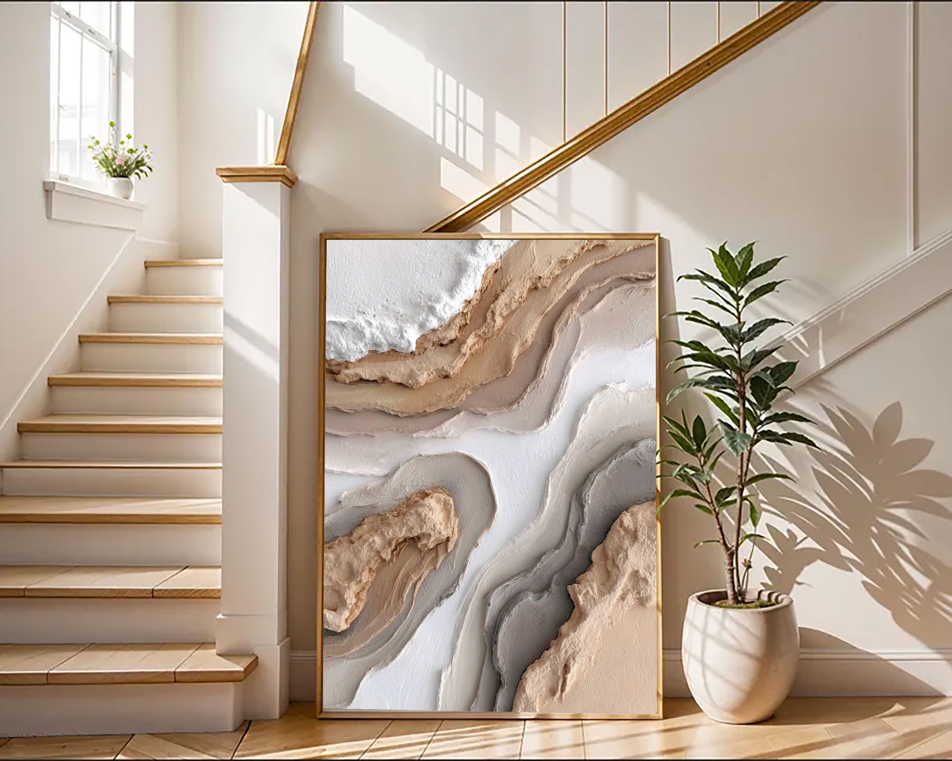 Textured Stratified Opulence | Sandstone Undulations