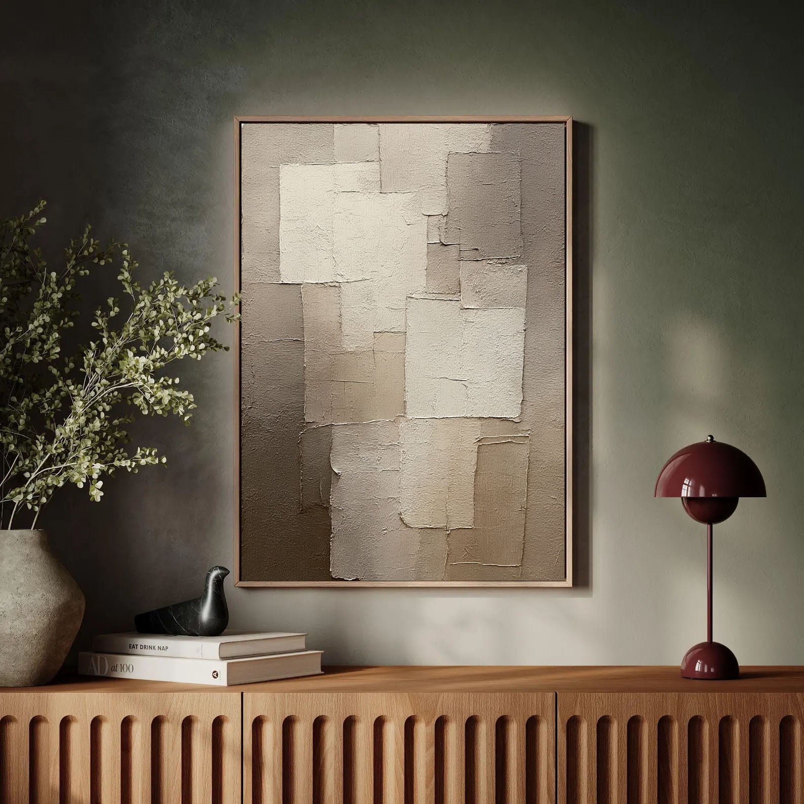 Textured Grisaille Opulence | Muted Panels