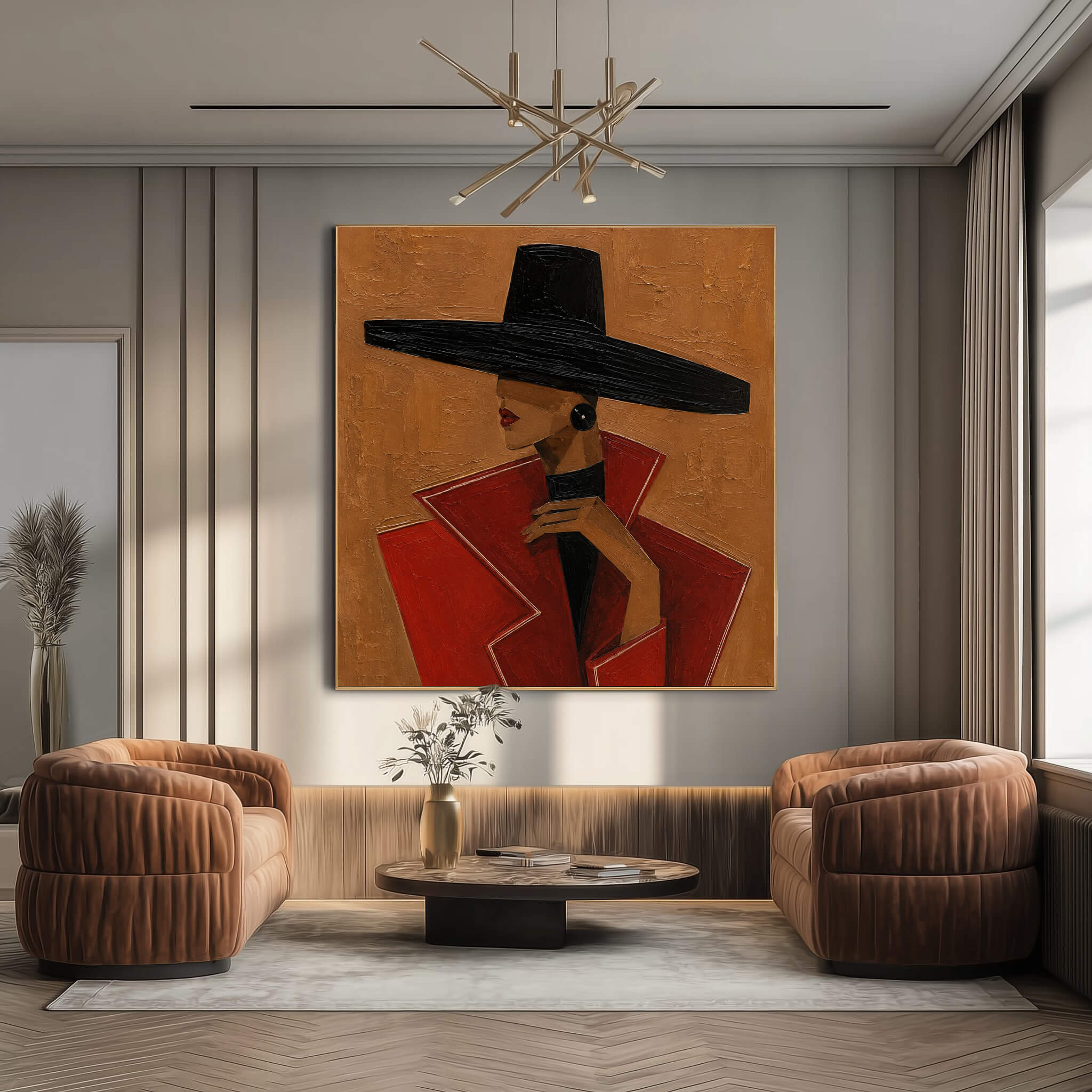 Impressionist Art | Sharp Chic Silhouette