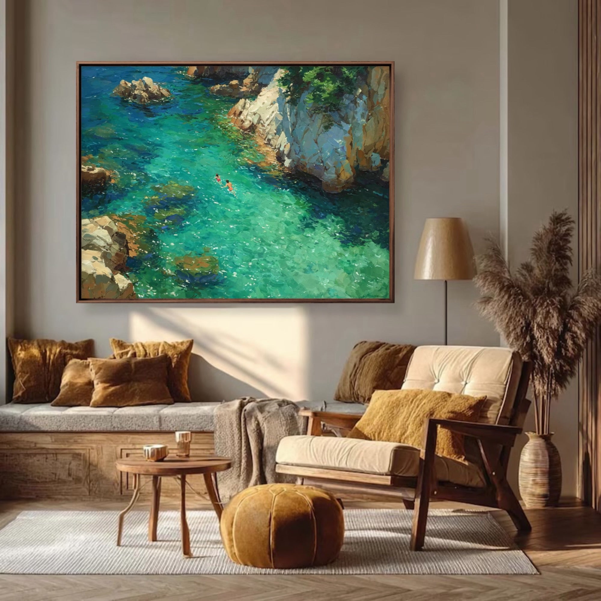 Impressionist Art | Cliff Cove Swimmers