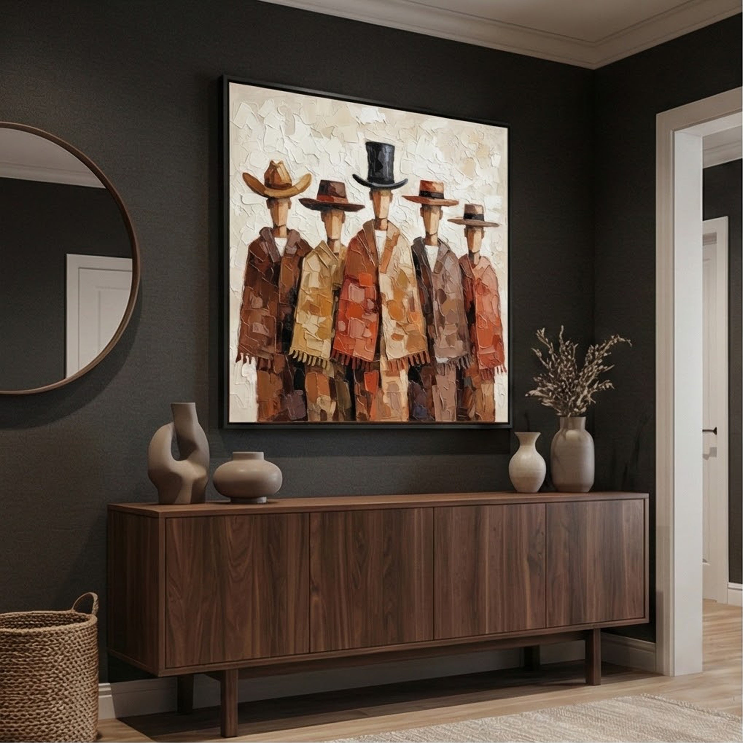 Textured Rustic Quintet | Hat Ensemble