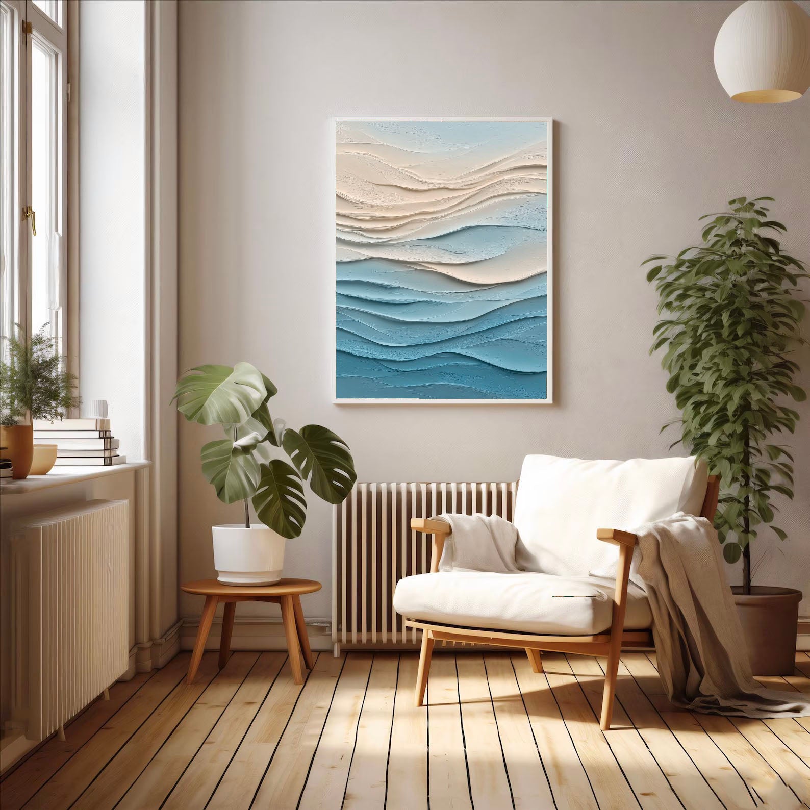 Textured Cyanaceous Opulence | Cerulean Swells