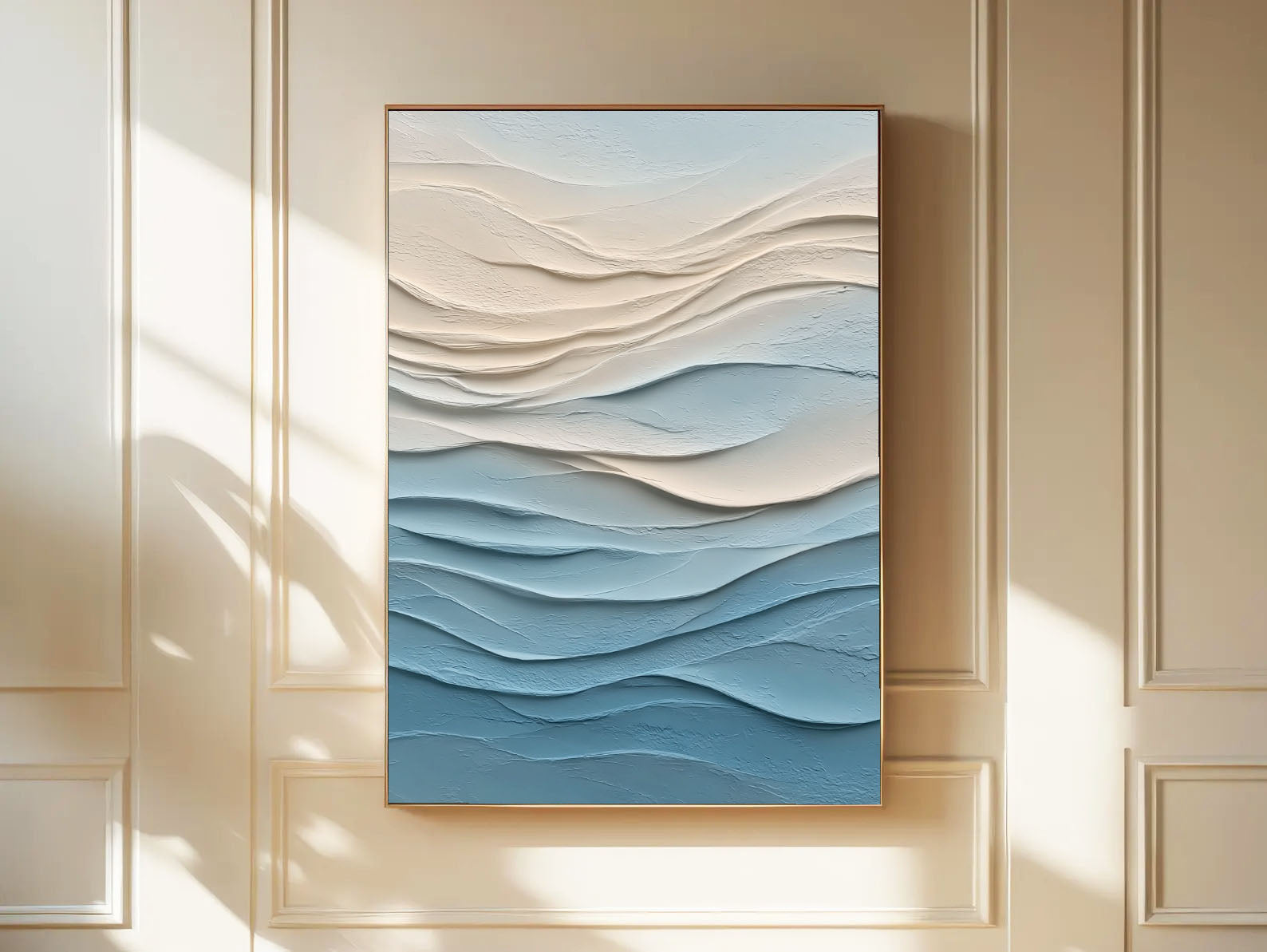 Textured Cyanaceous Opulence | Cerulean Swells