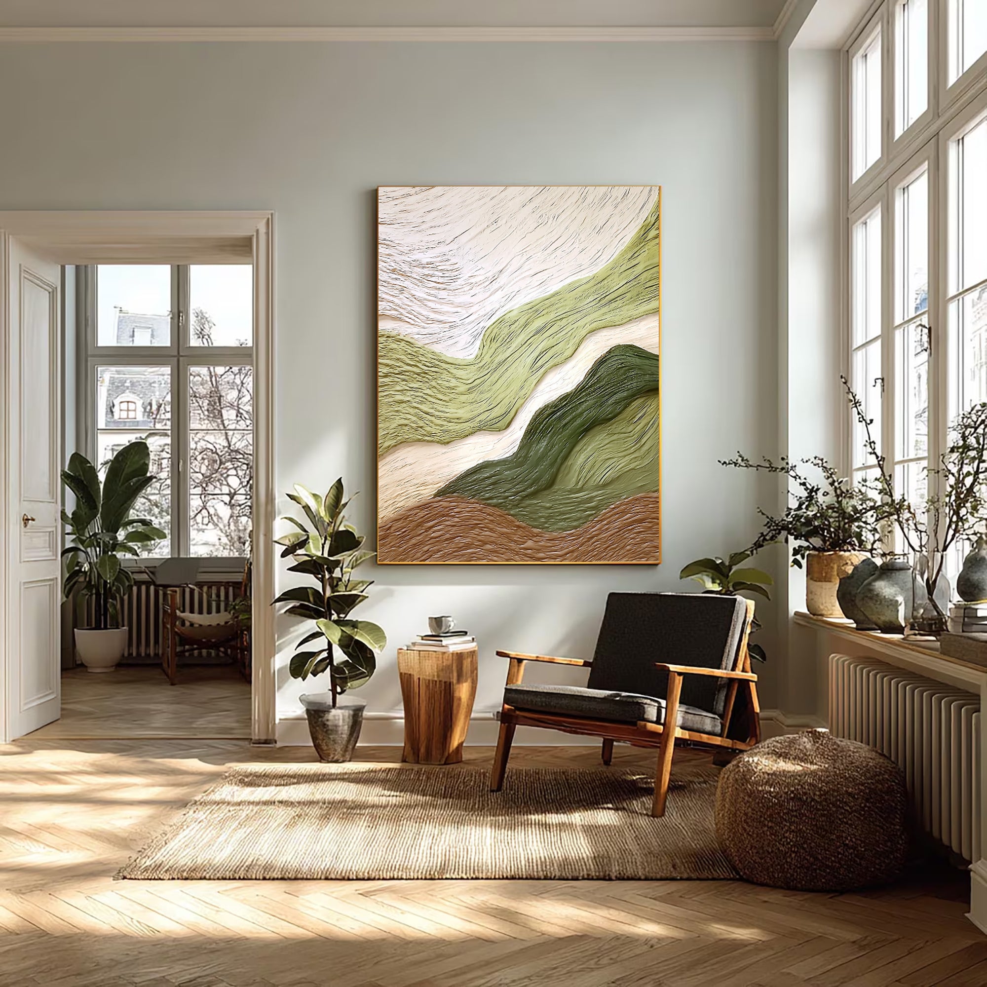 Textured Hillscape Opulence | Green Valleys