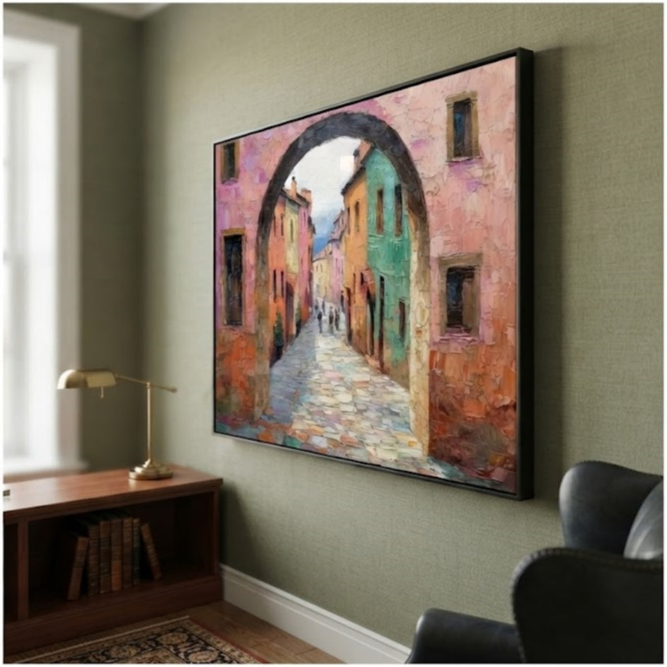 Impressionist Art | Archway Village Lane