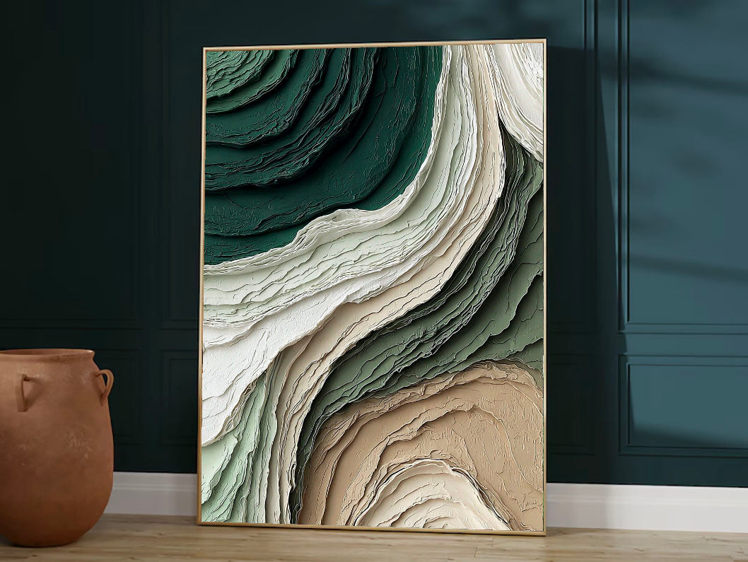 Textured Viridigenous Opulence | Verdant Strata