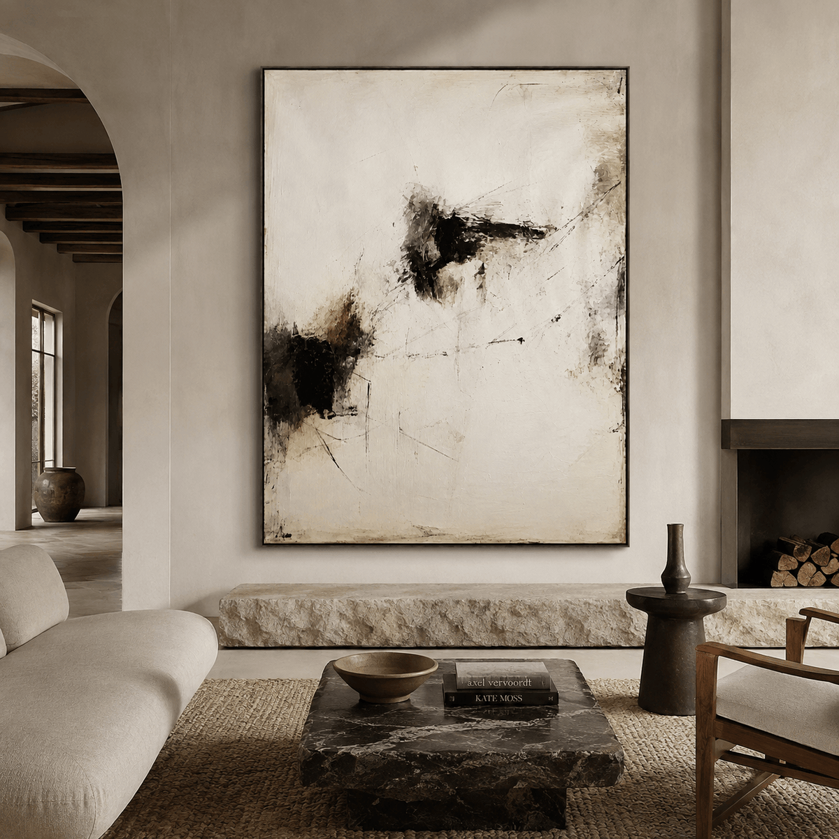 Wabi‑Sabi Art|Faded Fragmented Echo