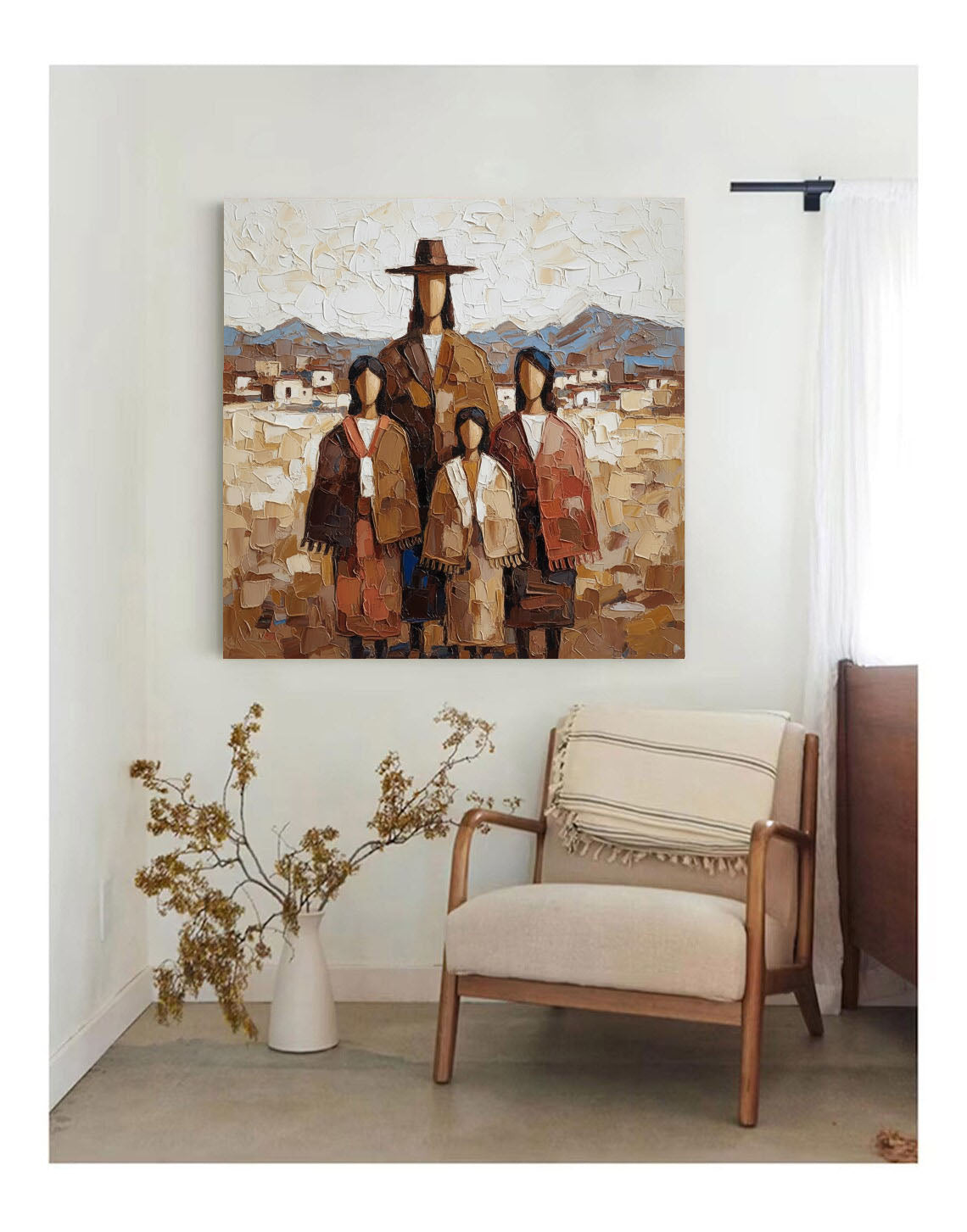 Textured Clan Portrait | Earth Horizon