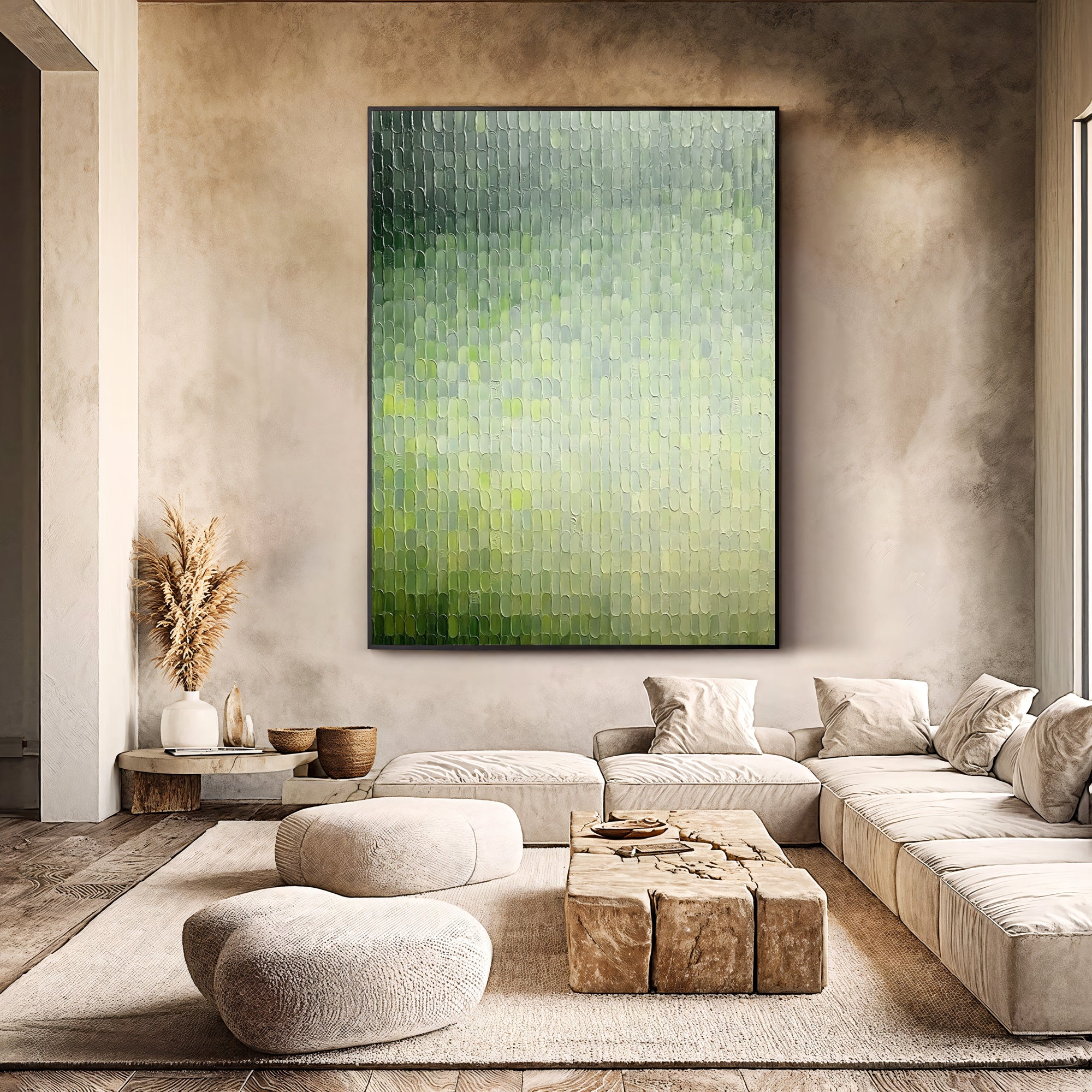 Textured Verdant Opulence | Green Gradients