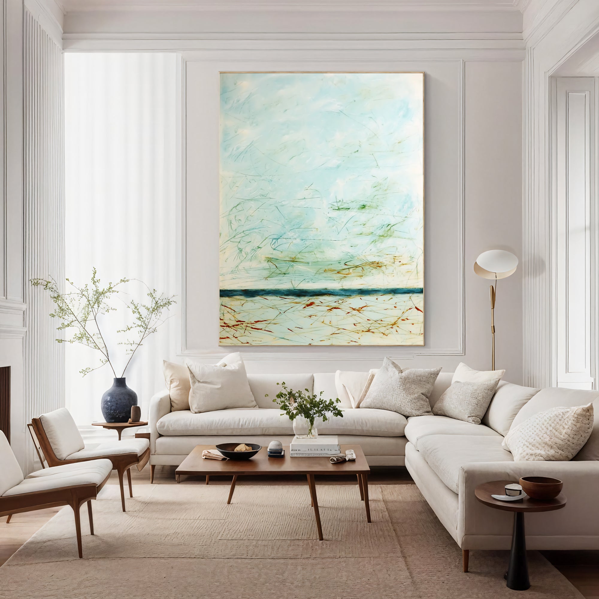 Textured Airy Landscape | Soft Hues