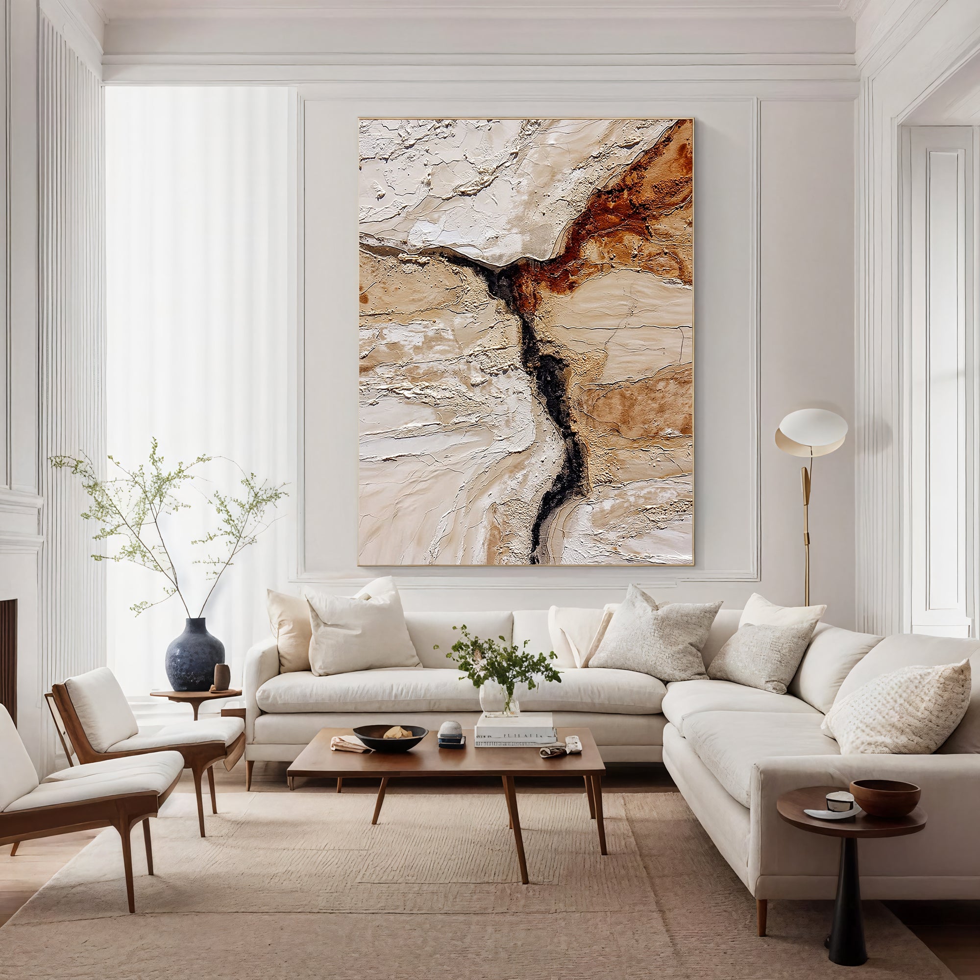 Textured Earthy Opulence | Neutral Vein