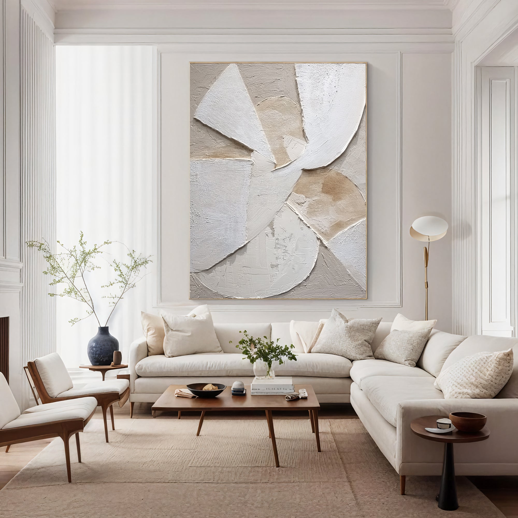 Textured Minimalist Opulence | Neutral Shape
