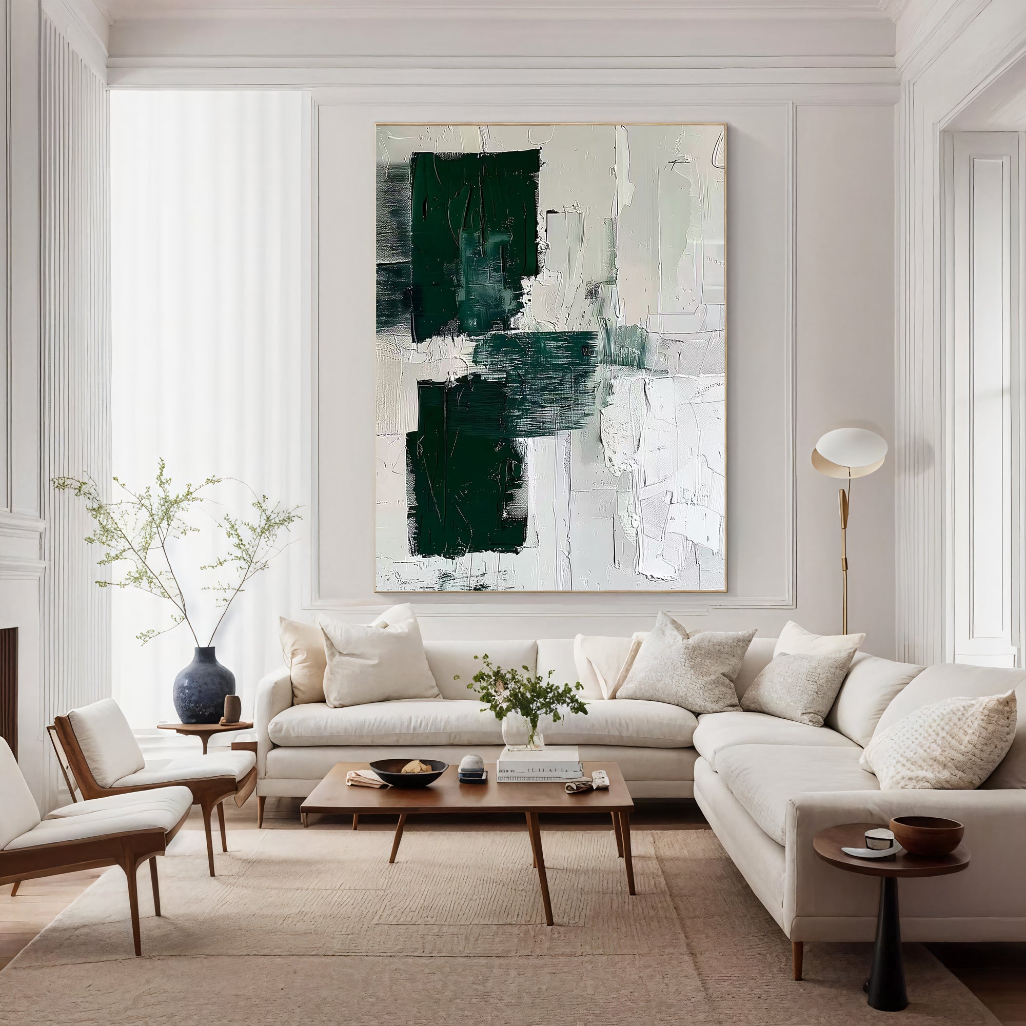 Textured Abstract Vibrance | Green Fusion