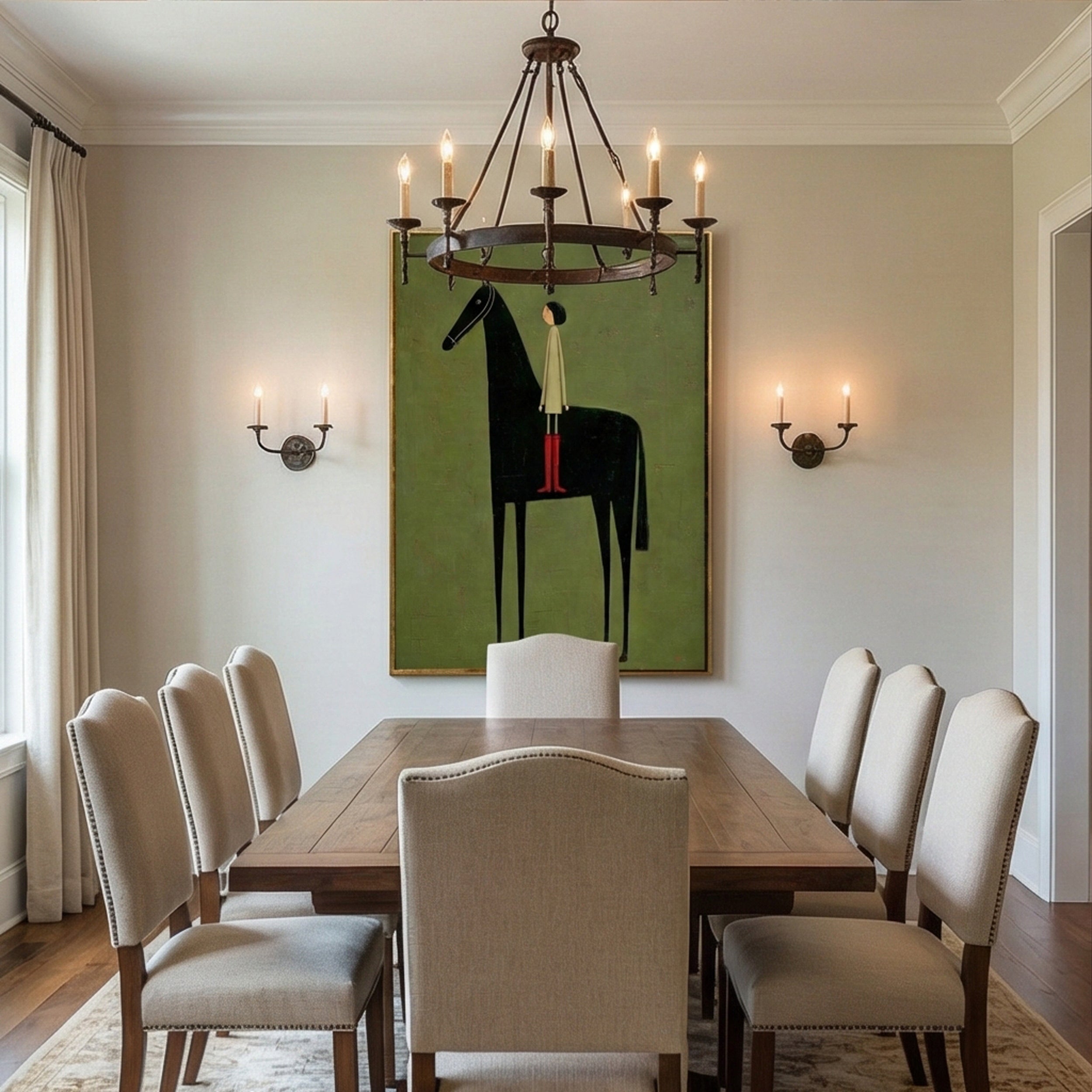 Textured Minimal Equine | Scarlet Boots